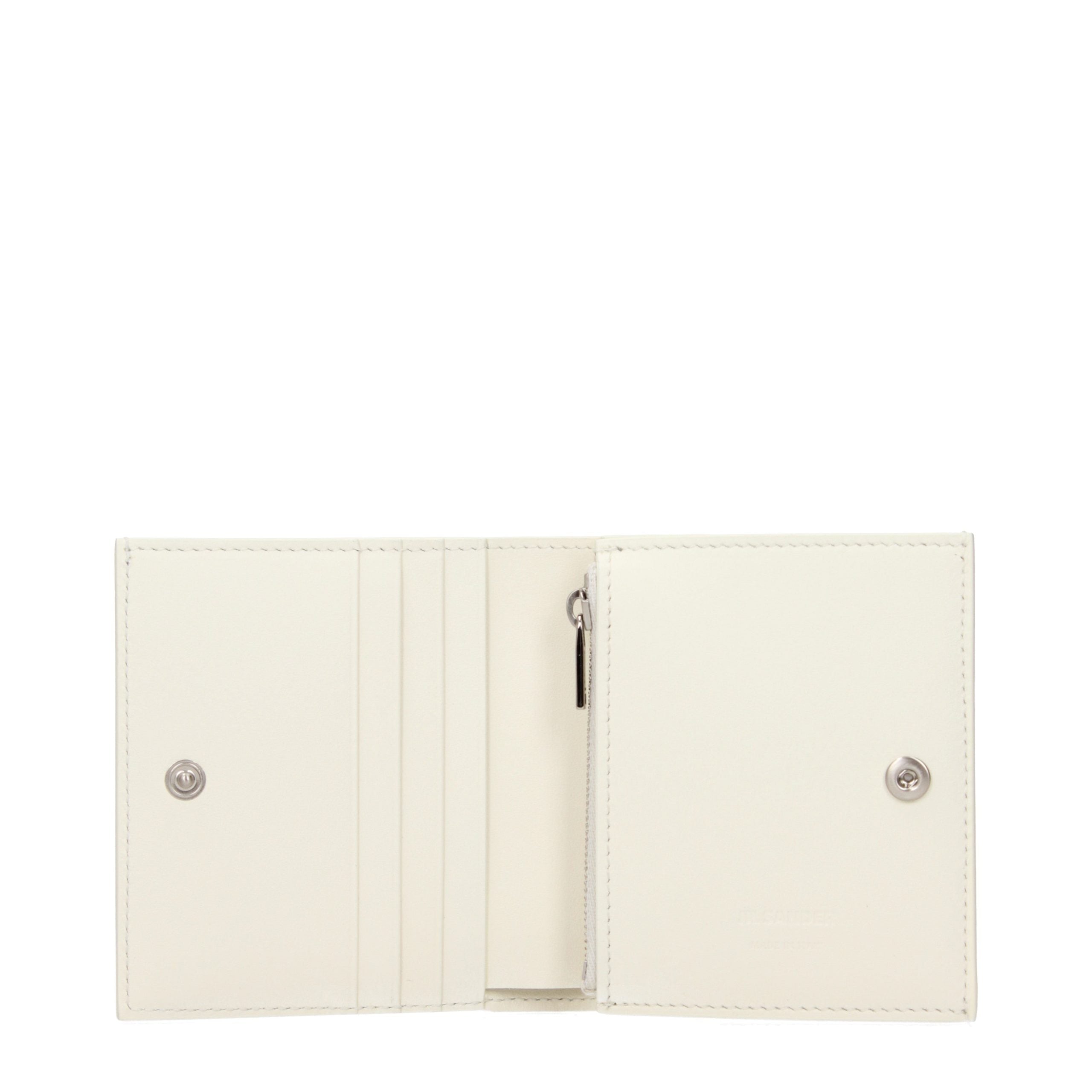 Jil Sander White Leather Women's Wallet