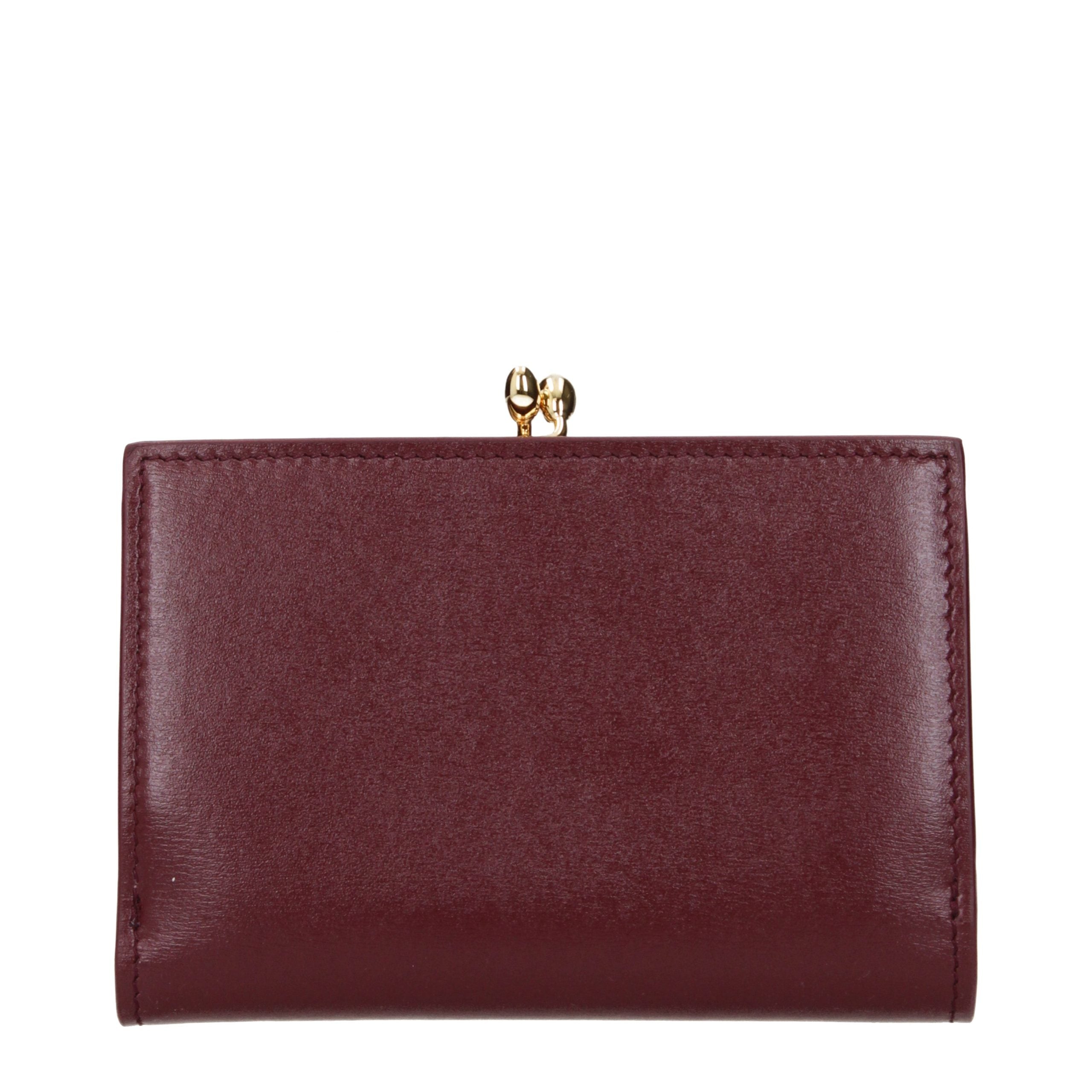 Jil Sander Red Leather Women's Wallet