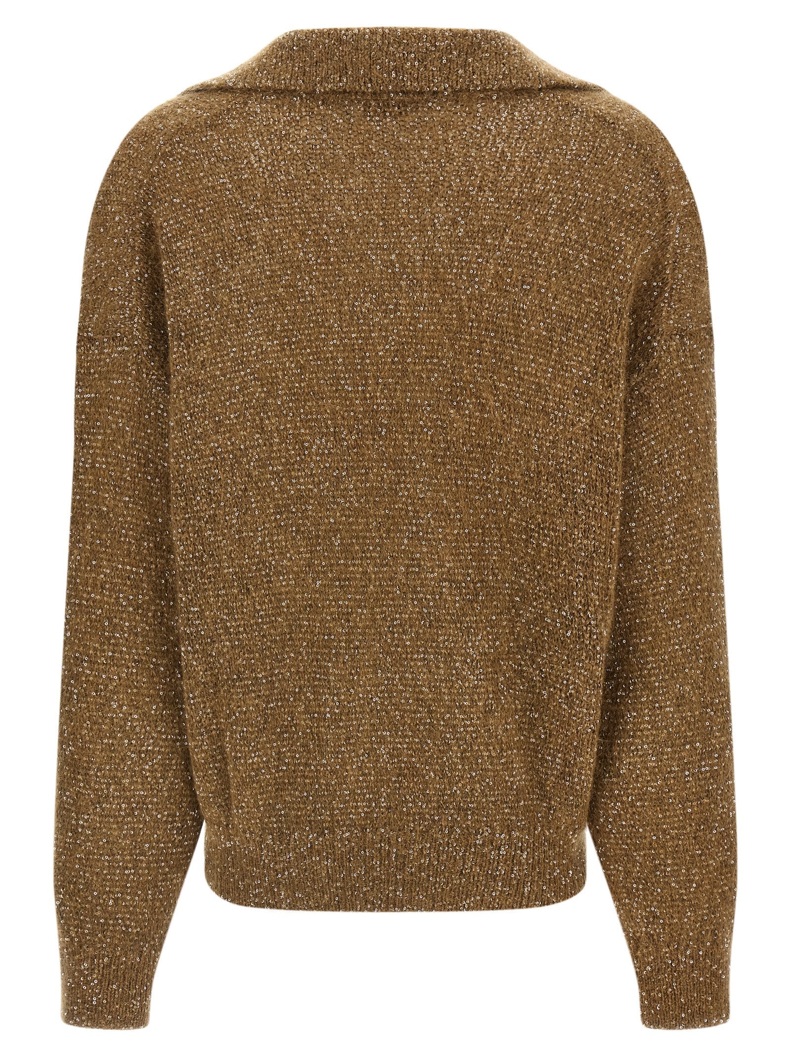 Brunello Cucinelli Brown Polyamide Polo Women's Shirt