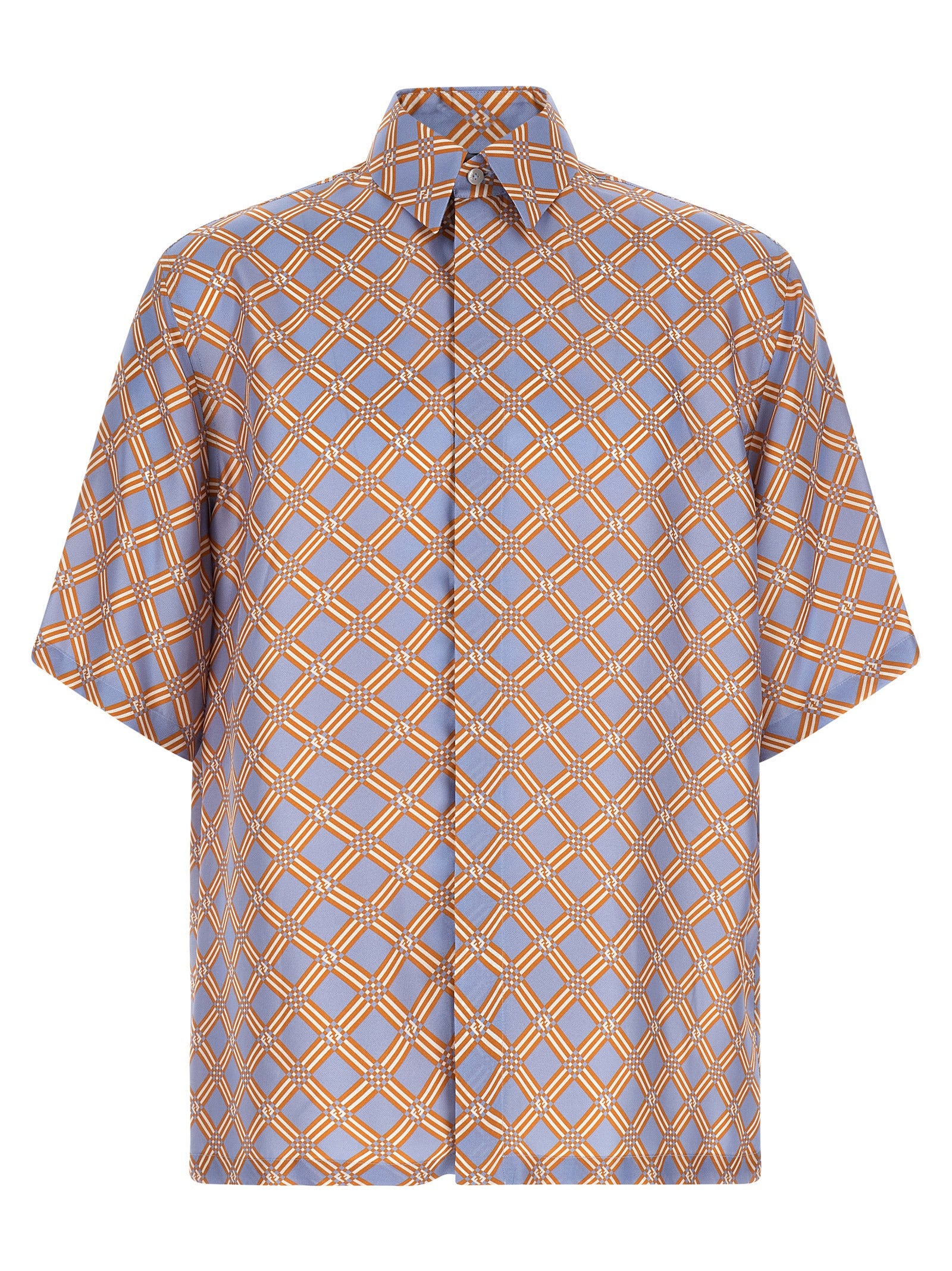 Fendi Multicolor Silk Men's Blouse