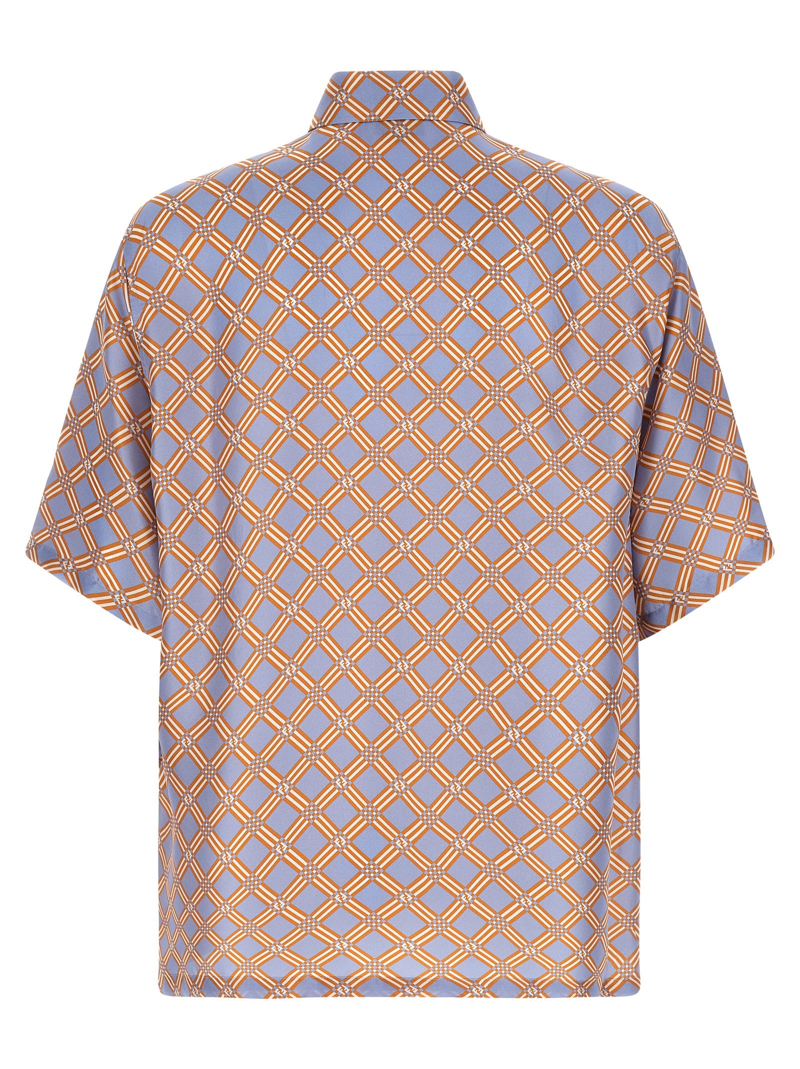 Fendi Multicolor Silk Men's Blouse