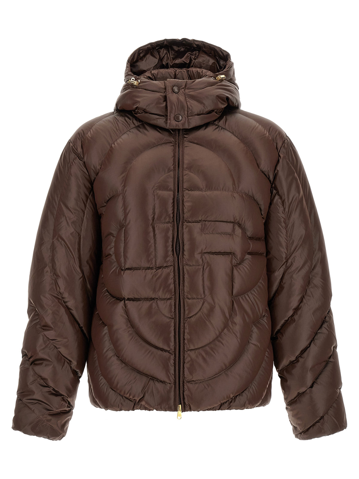 Casablanca Brown Polyamide Full-Length Men's Jacket