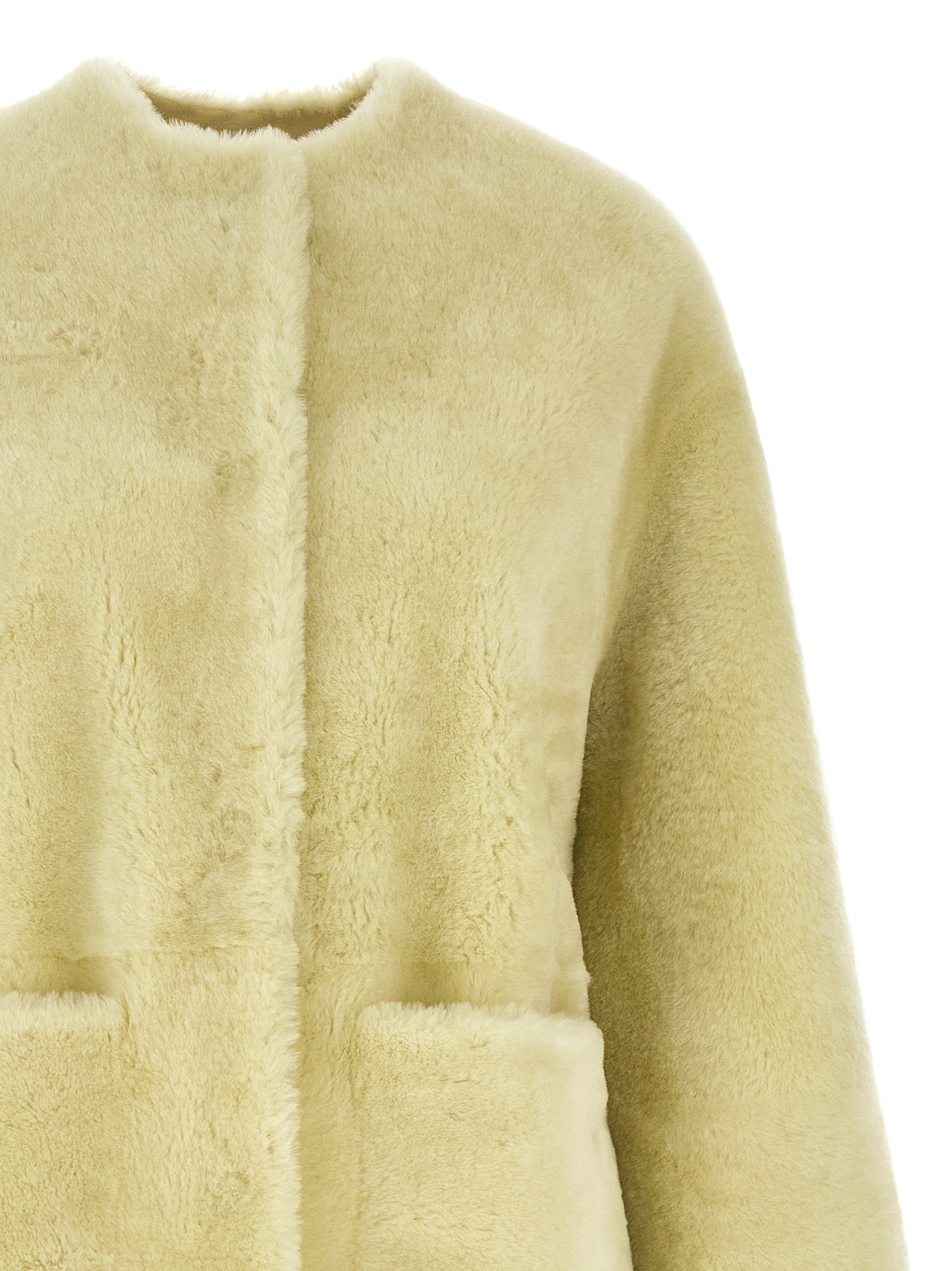 BLANCHA Bicolor Lamb Fur Women's Coat