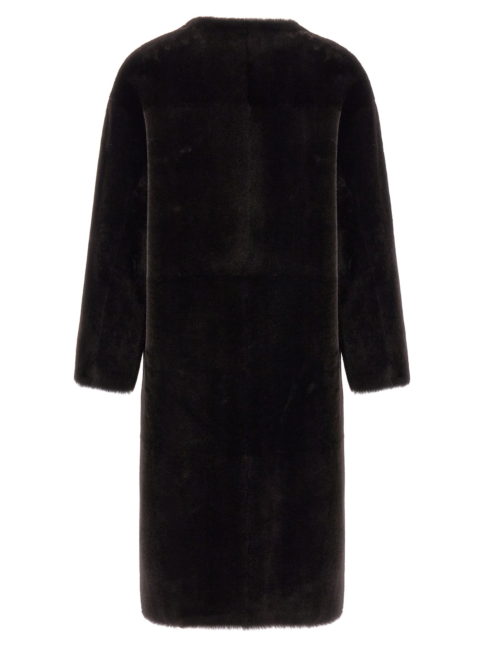BLANCHA Brown Lamb Fur Women's Coat
