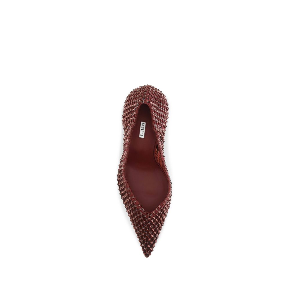 LE SILLA Red Crystals High Heel Women's Pumps