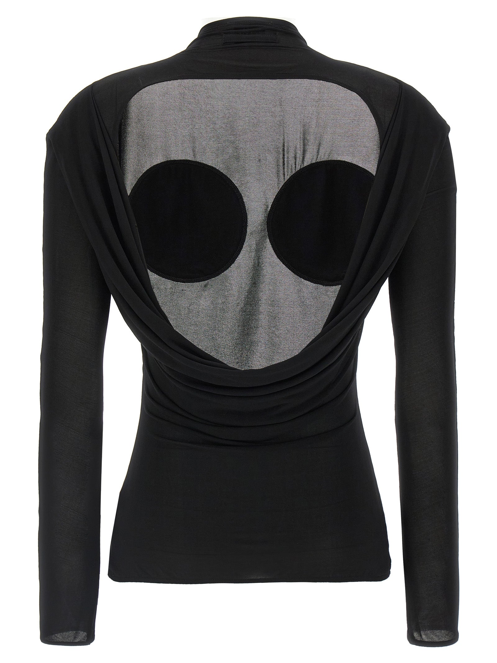 Jean Paul Gaultier Black Viscose Women's Cardigan