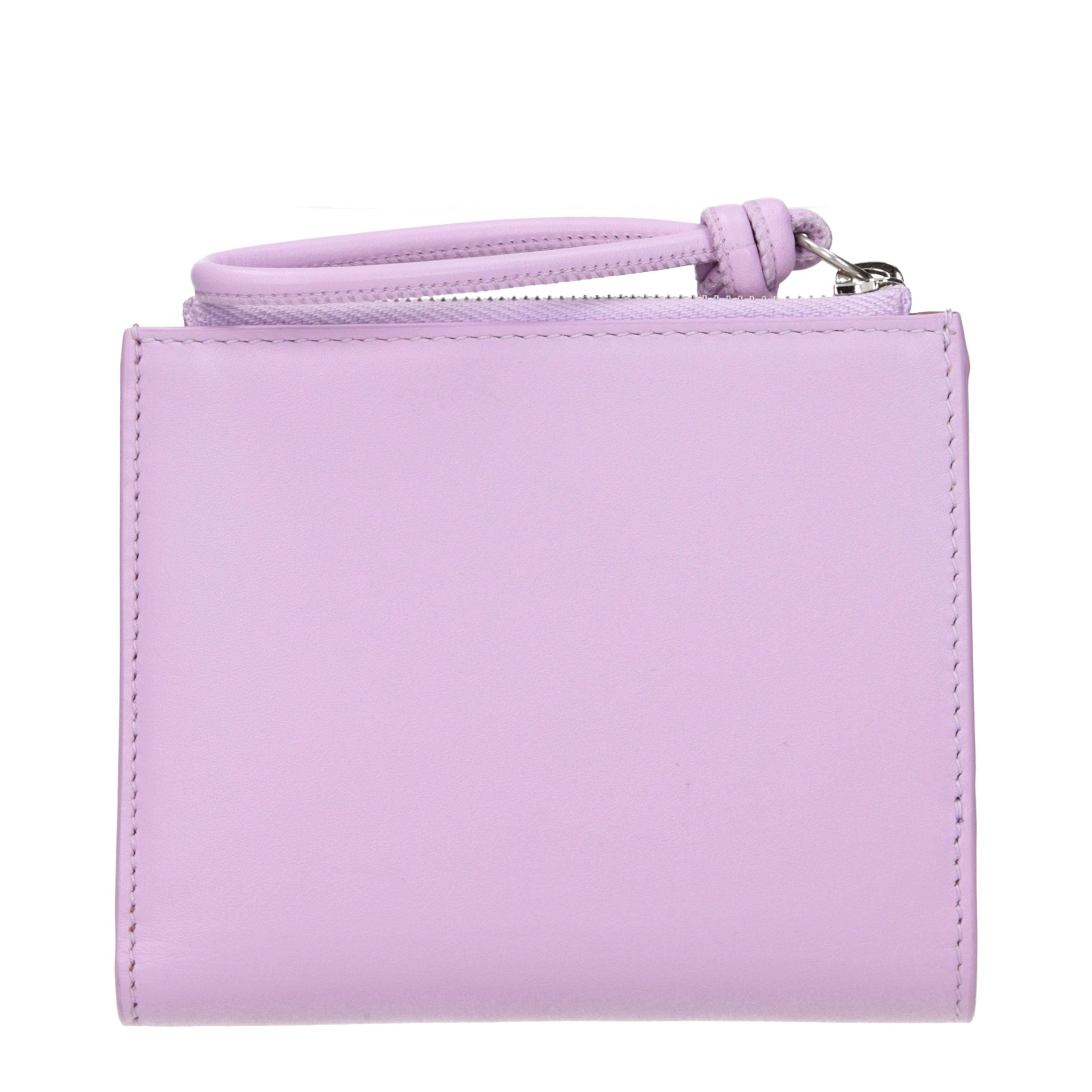 Jil Sander Pink Leather Women's Wallet