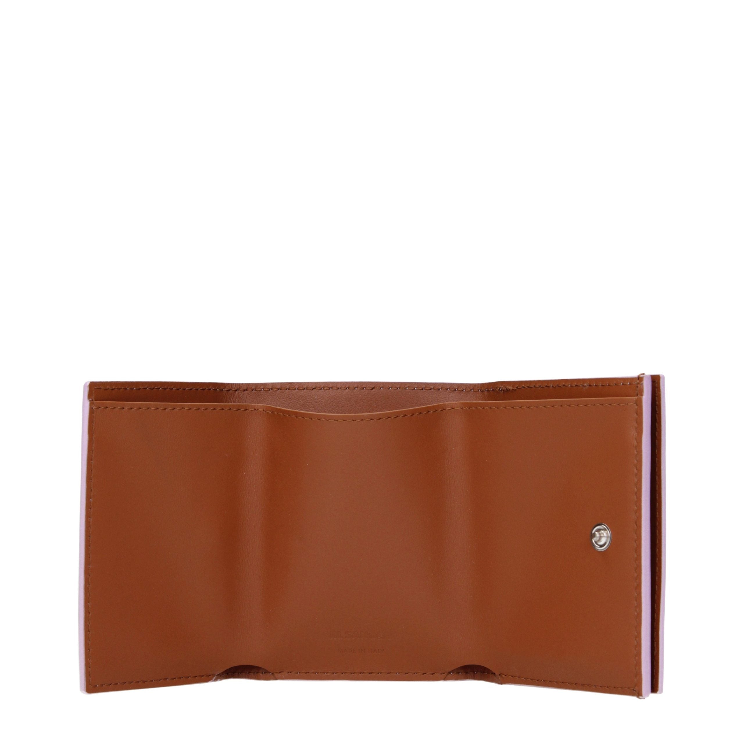 Jil Sander Pink Leather Women's Wallet