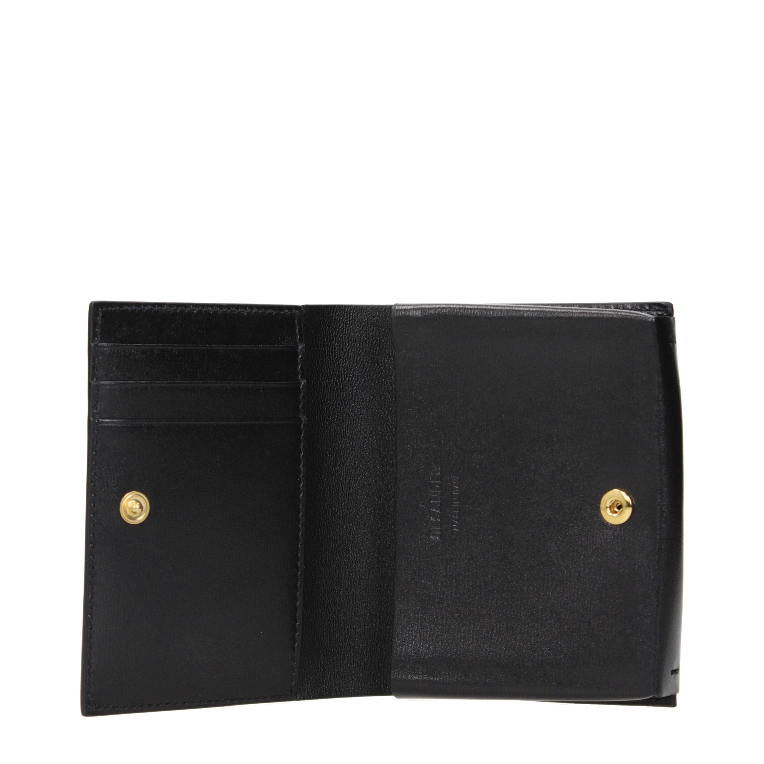 Jil Sander Black Leather Women's Cardholder