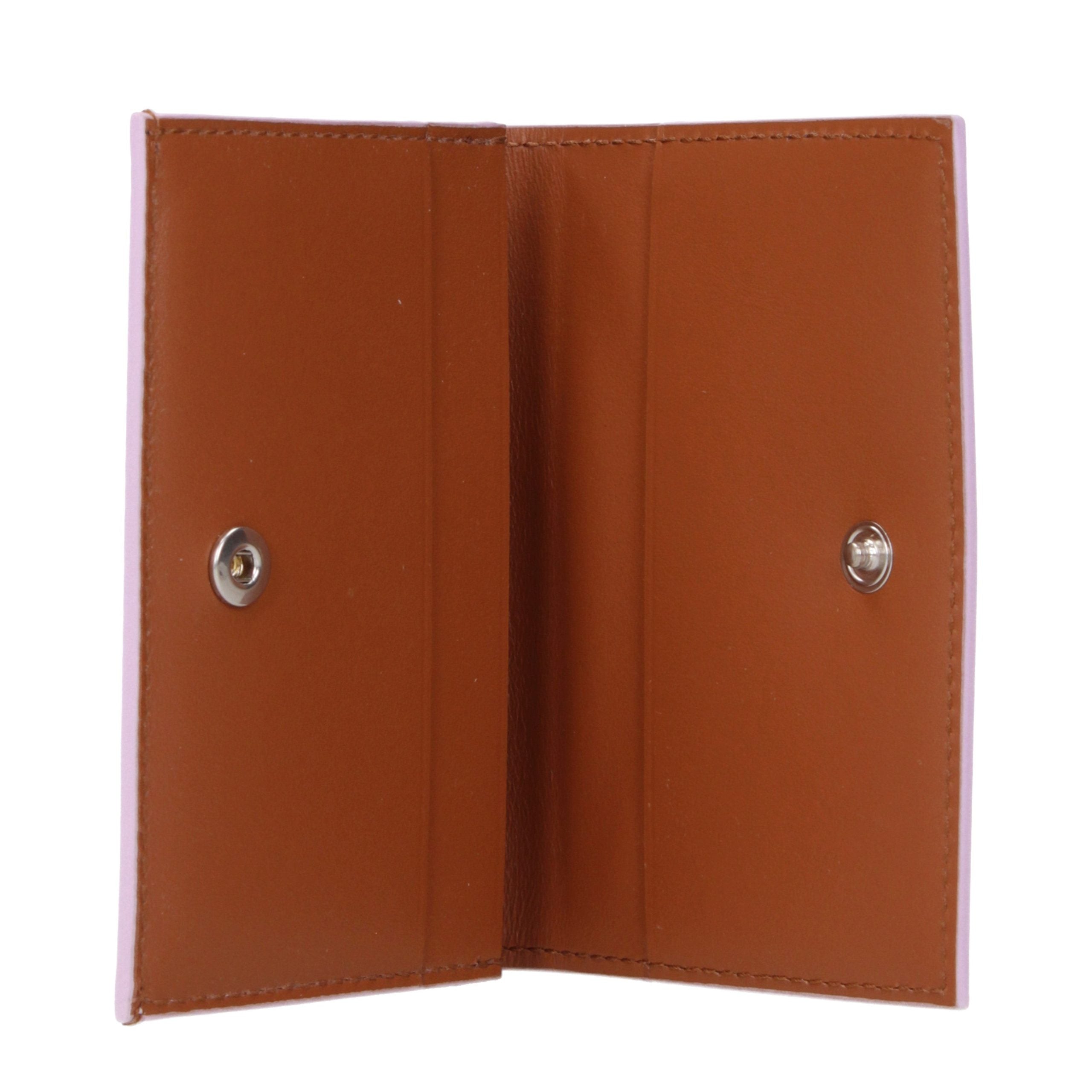 Jil Sander Pink Leather Women's Cardholder