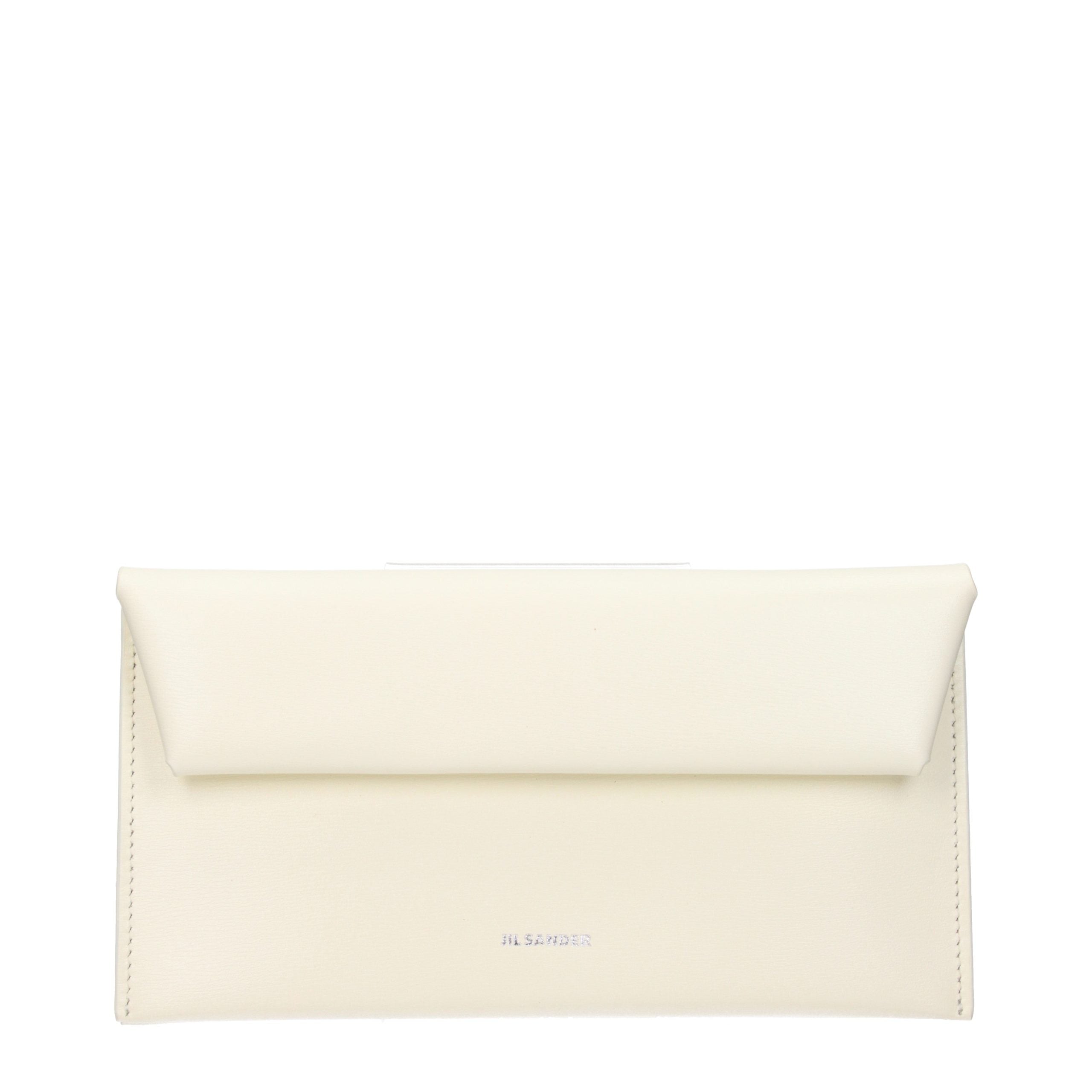 Jil Sander Beige Leather Women's Wallet