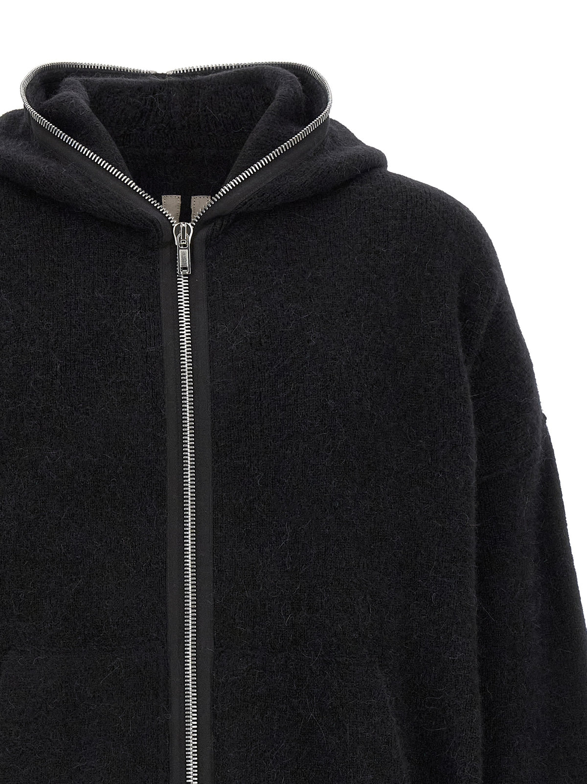 Rick Owens Black Marabou Men's Sweatshirt