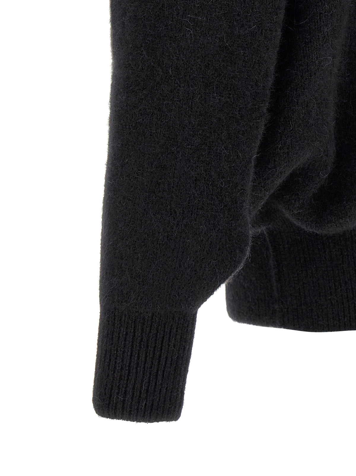 Rick Owens Black Marabou Men's Sweatshirt