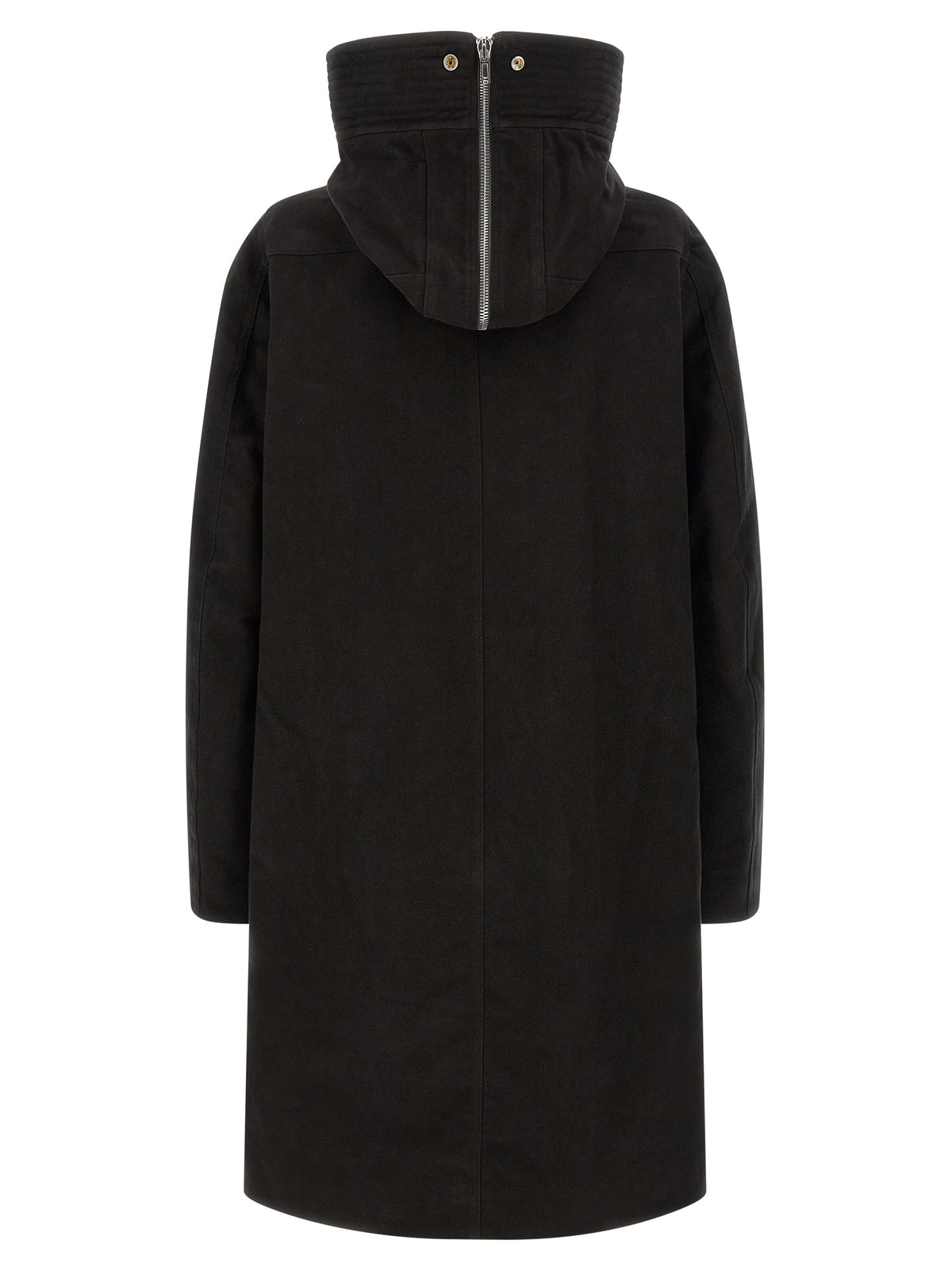Rick Owens Black Cotton Men's Parka