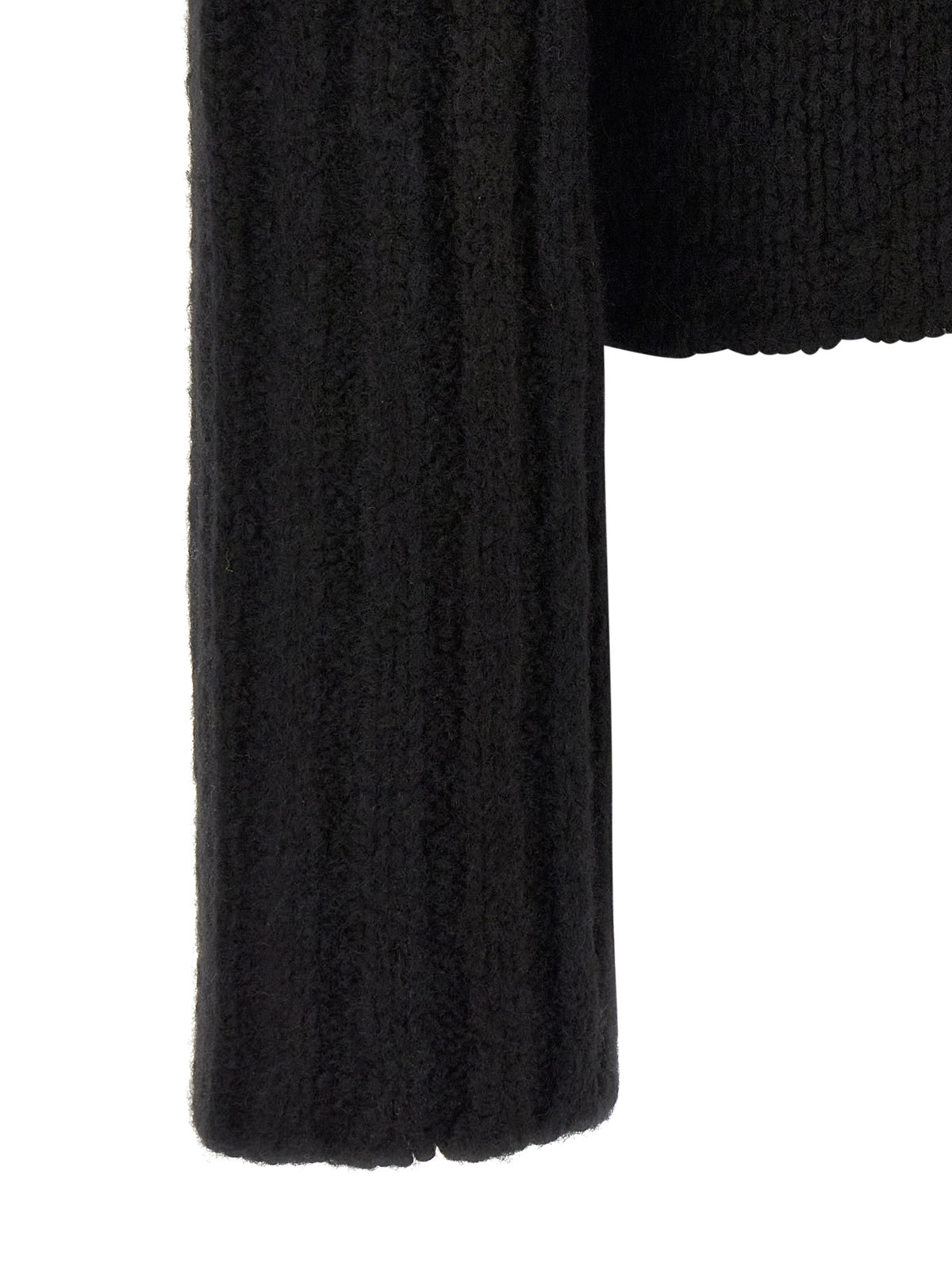 Rick Owens Black Cashmere Men's Cardigan