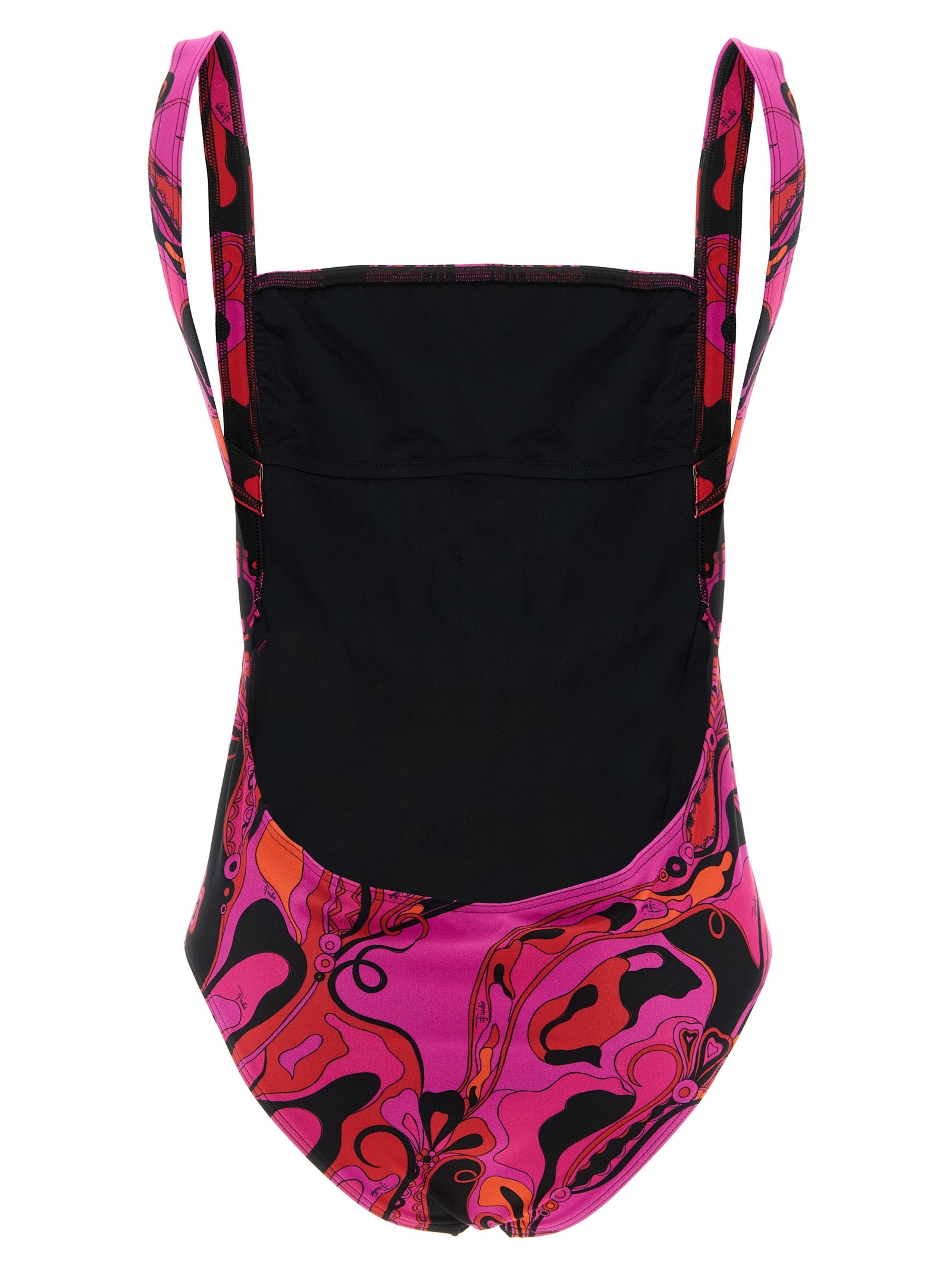 Emilio Pucci Fuchsia Polyamide One-Piece Women's Swimsuit
