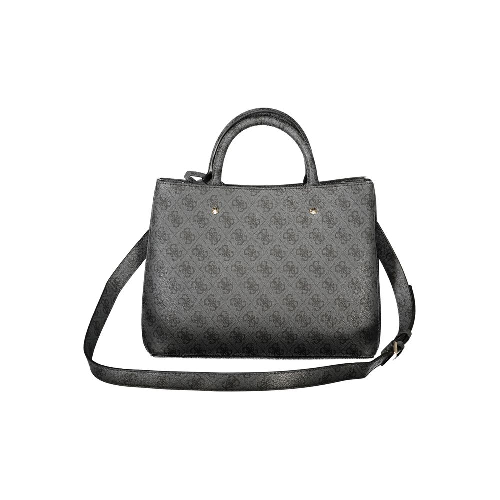 Guess Jeans Nero Poliuretano Donna Women's Bag