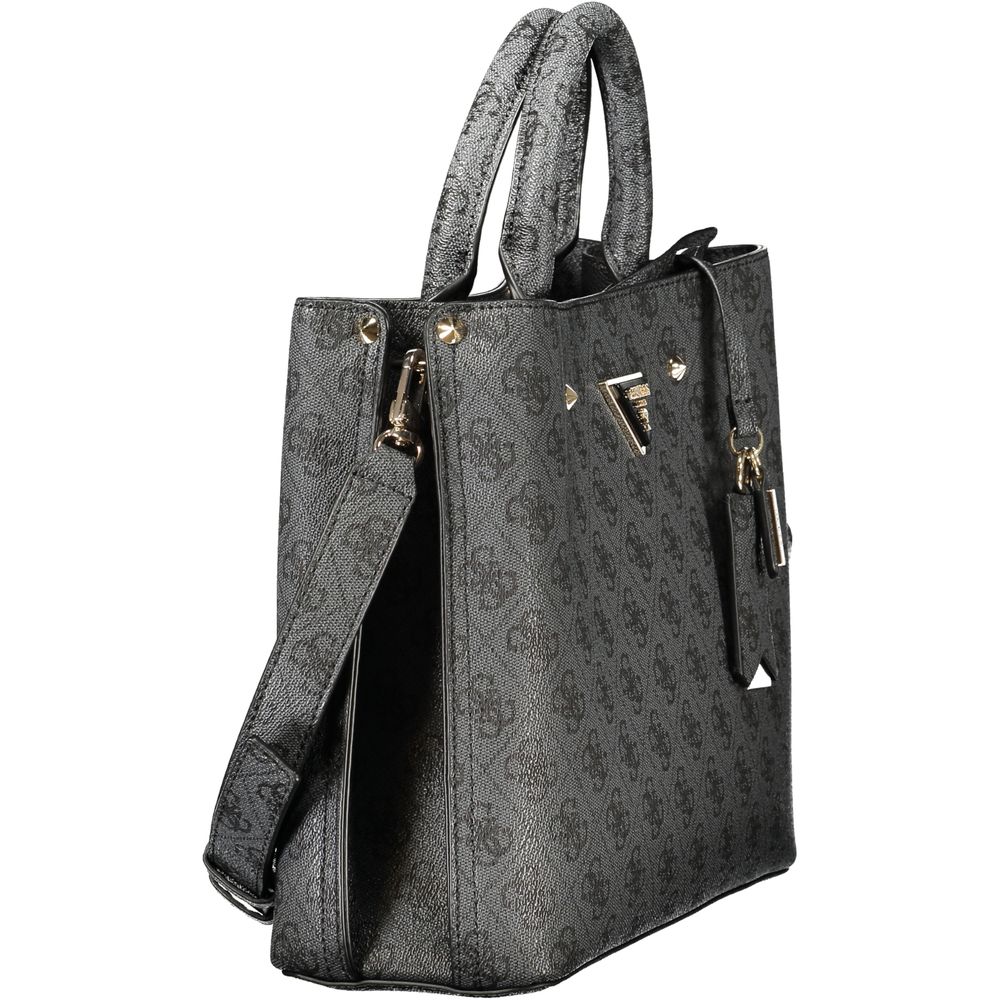 Guess Jeans Nero Poliuretano Donna Women's Bag