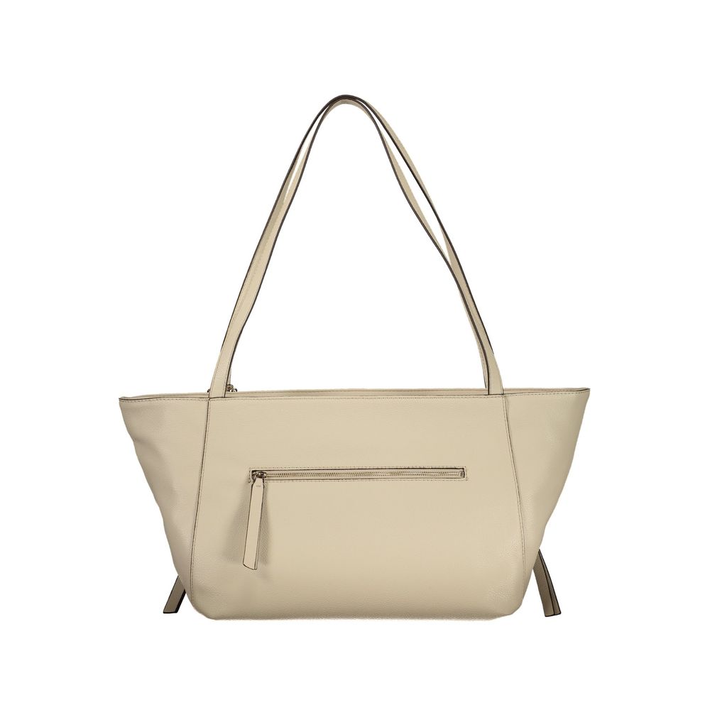 Guess Jeans Beige Polyurethane Women's Women's Bag