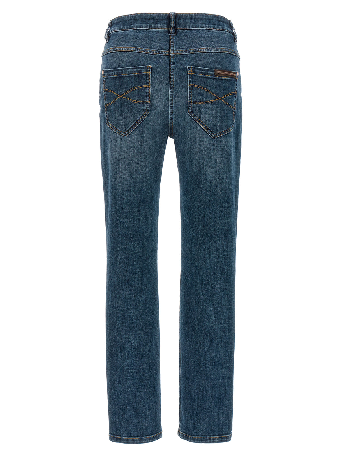 Brunello Cucinelli Blue Cotton Straight-Leg Women's Jeans
