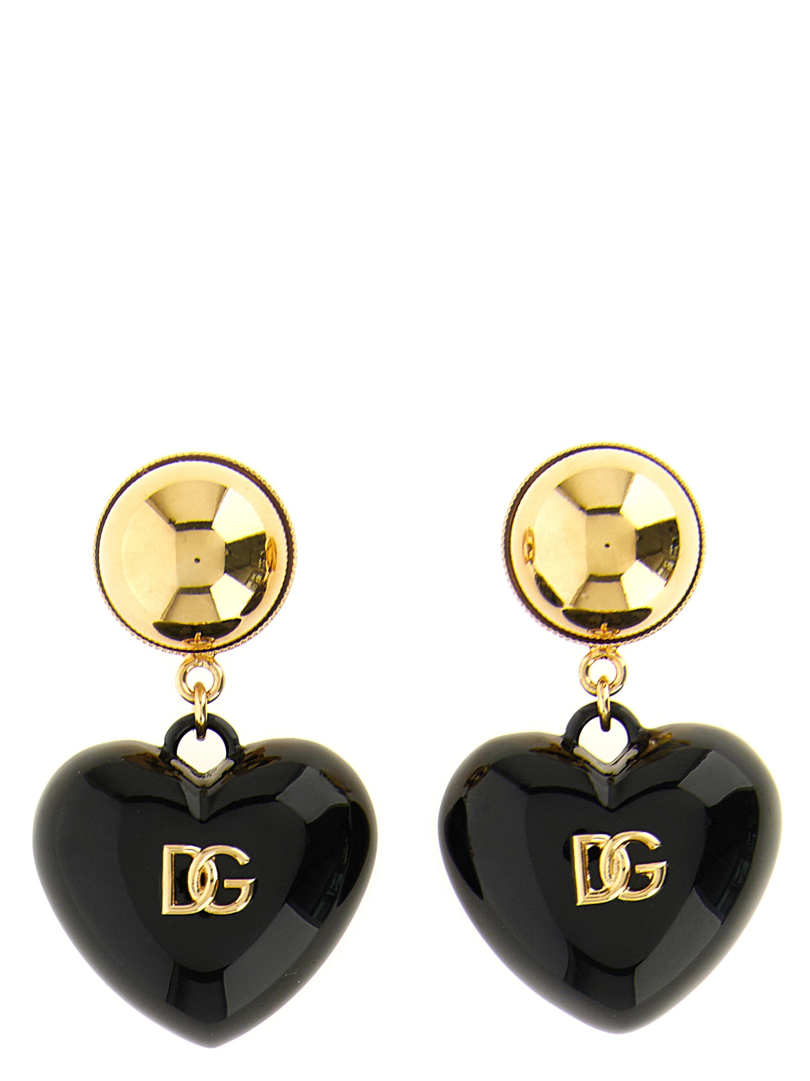 Dolce & Gabbana Black Brass Women's Earrings