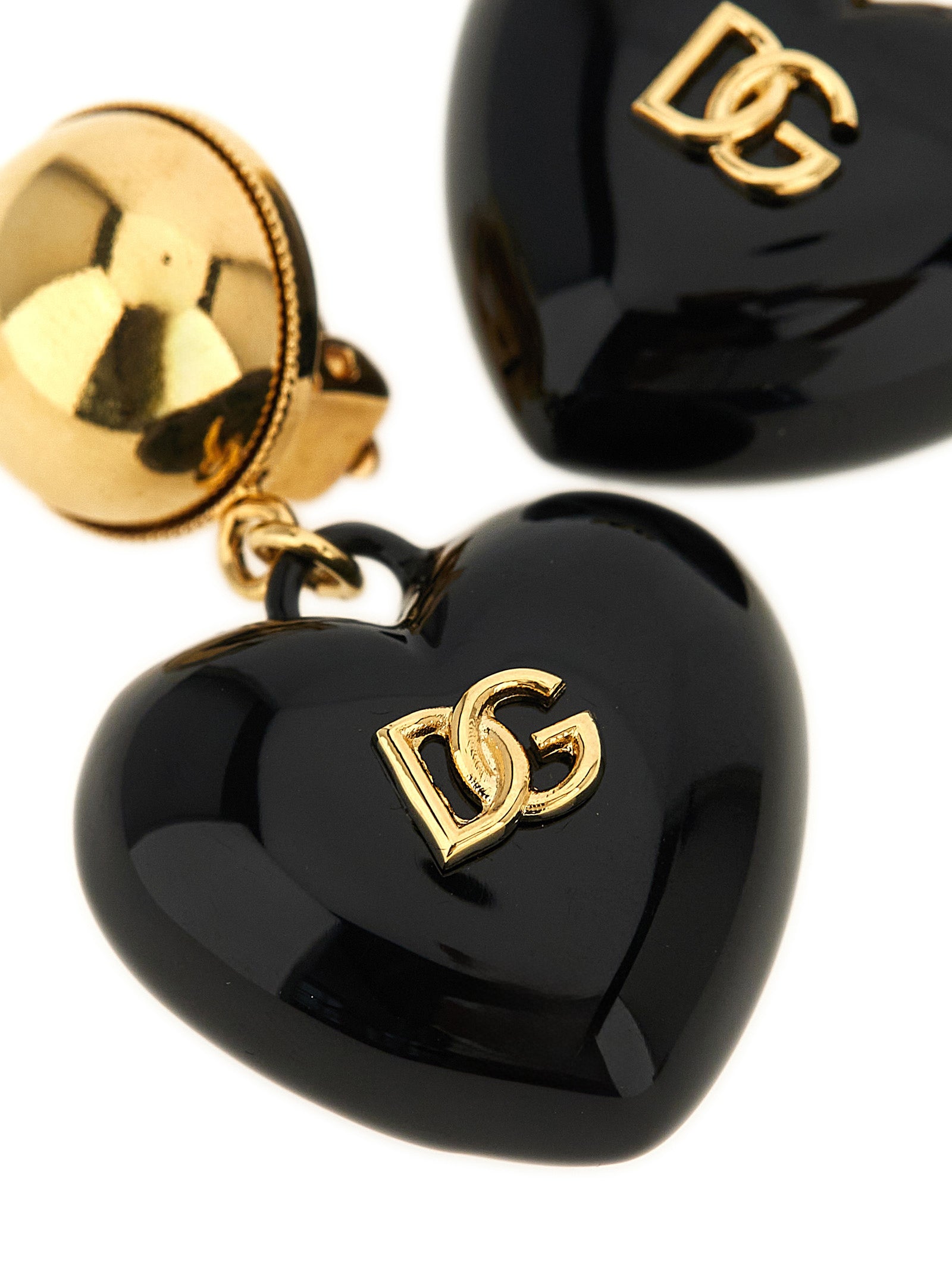 Dolce & Gabbana Black Brass Women's Earrings