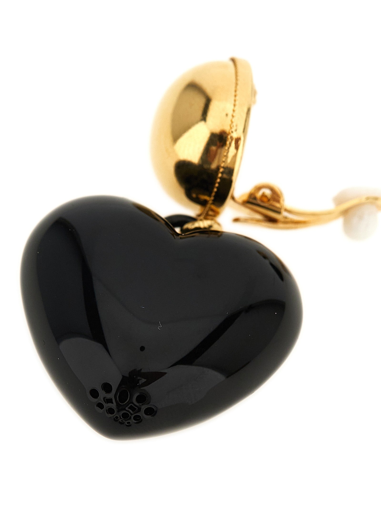 Dolce & Gabbana Black Brass Women's Earrings