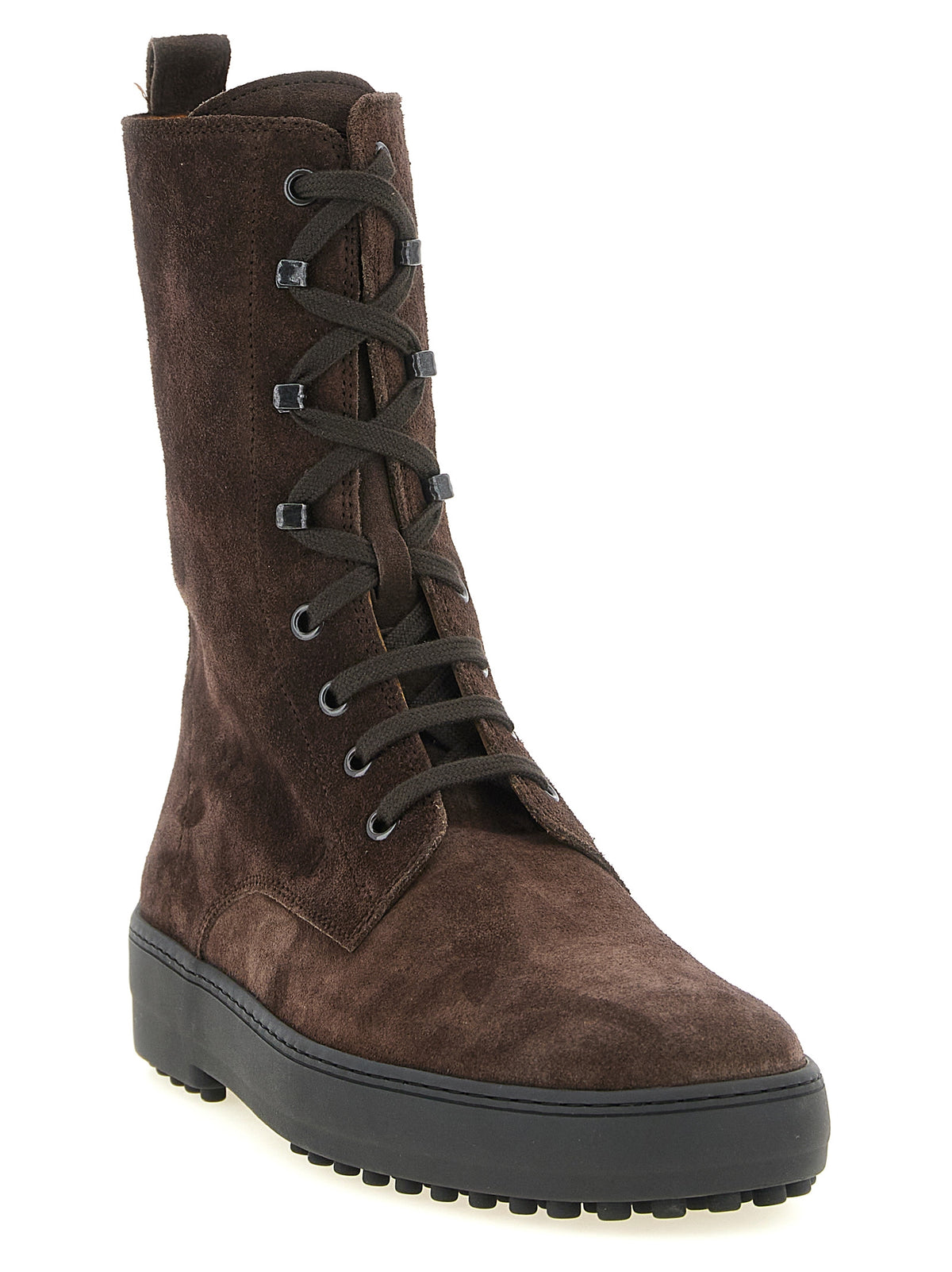 Tod's Brown Calfskin Ankle Women's Boots
