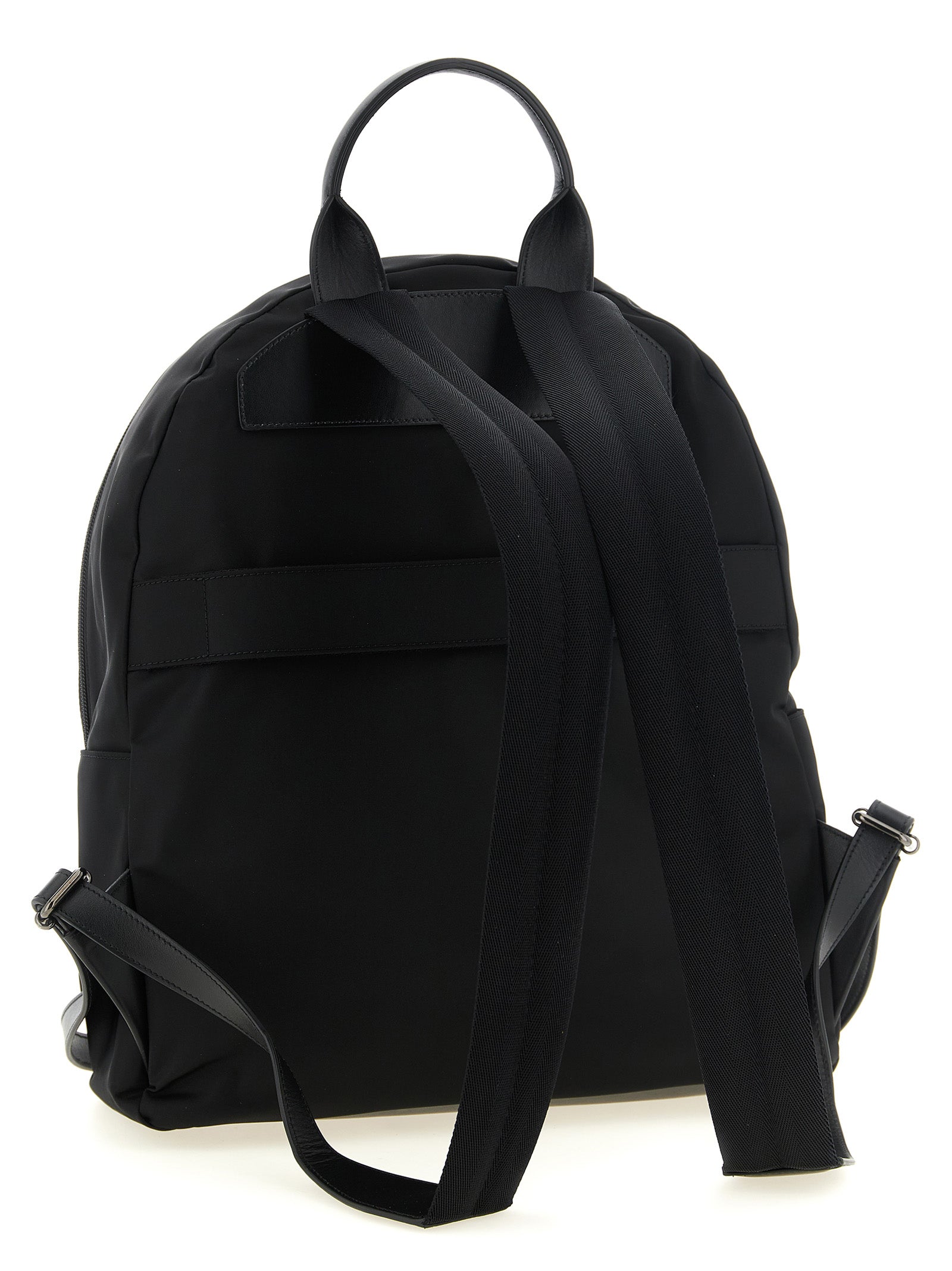 Kiton Black Polyamide Men's Backpack