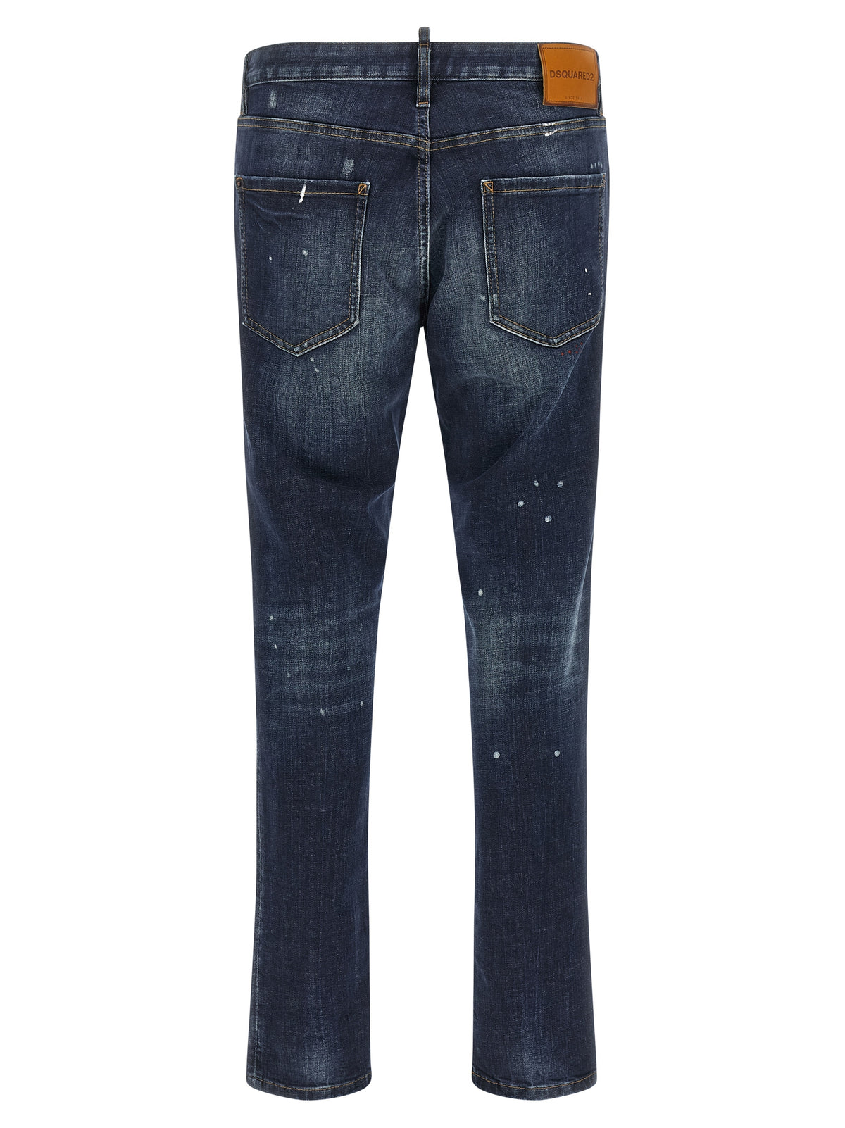 Dsquared² Blue Cotton Straight-Leg Men's Jeans