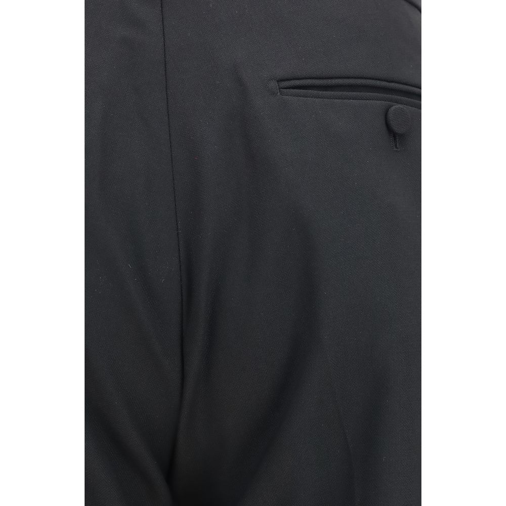 Tom Ford Black Wool Oves Aries Dress Men's Pants