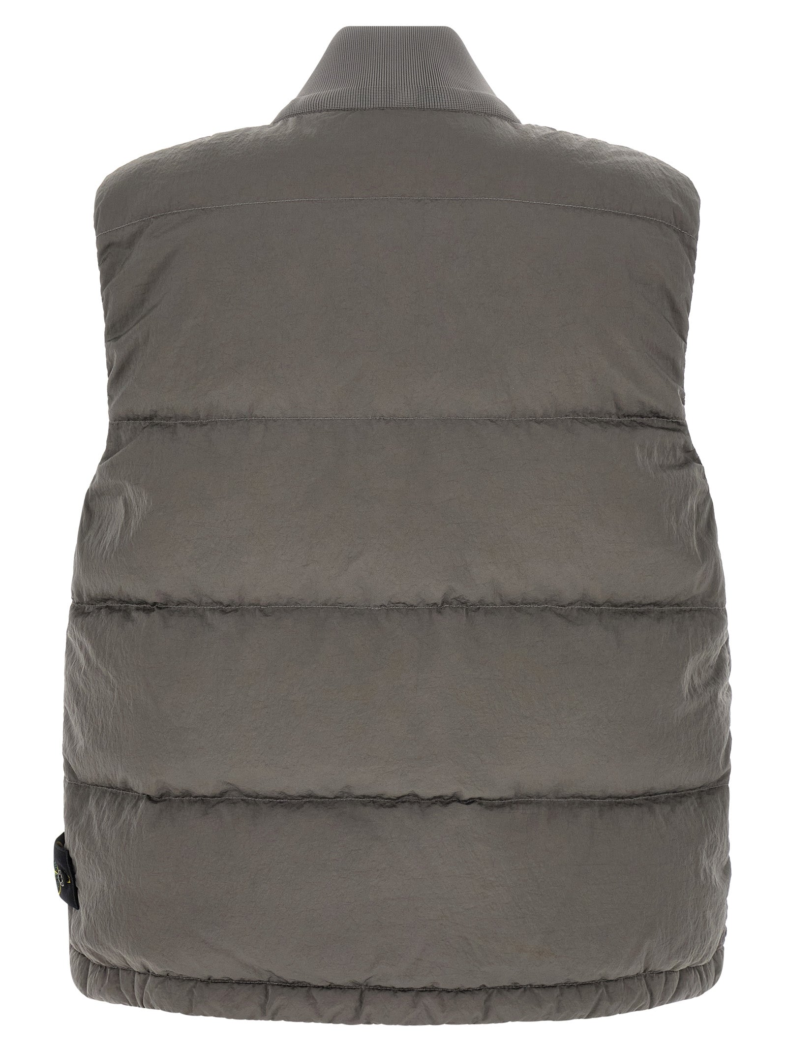Stone Island Gray Polyamide Sleeveless Men's Jacket