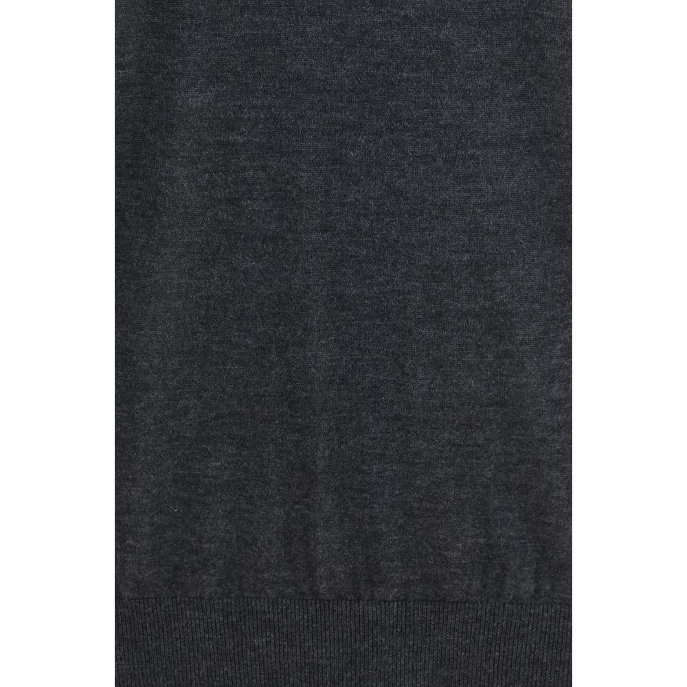 Giorgio Armani Gray Cashmere Men's Turtleneck