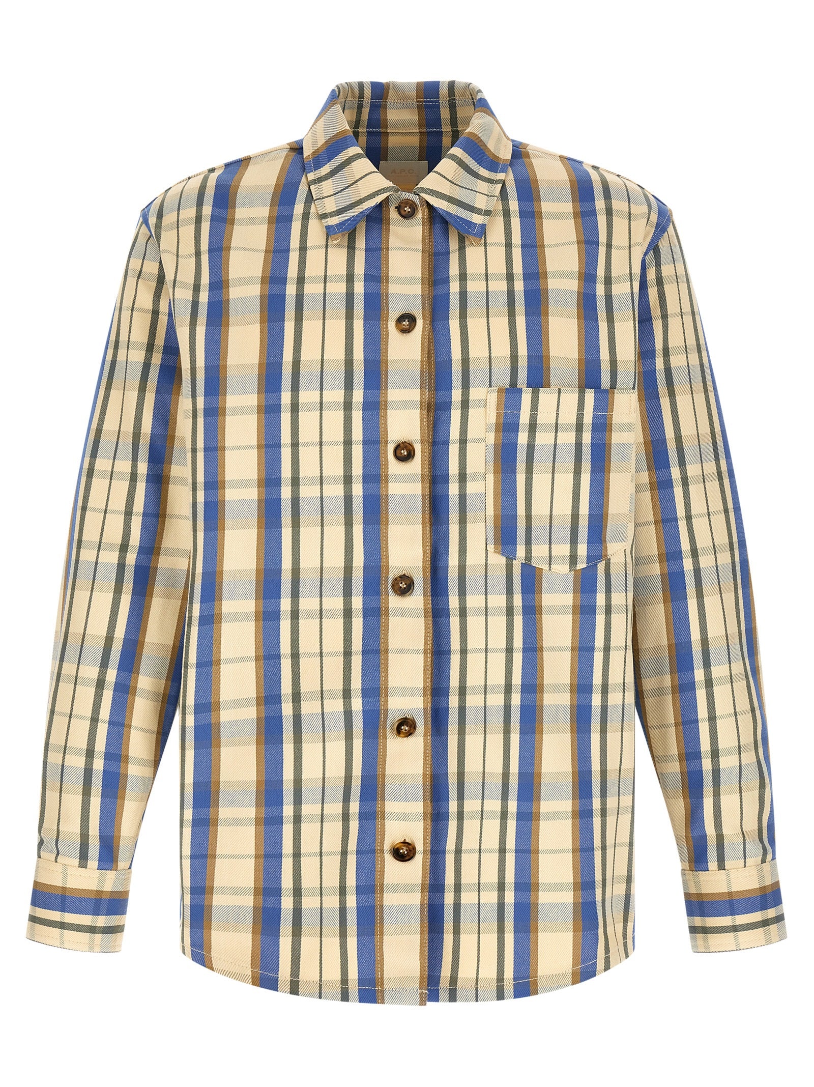 A.P.C. Bicolor Cotton Men's Blouse