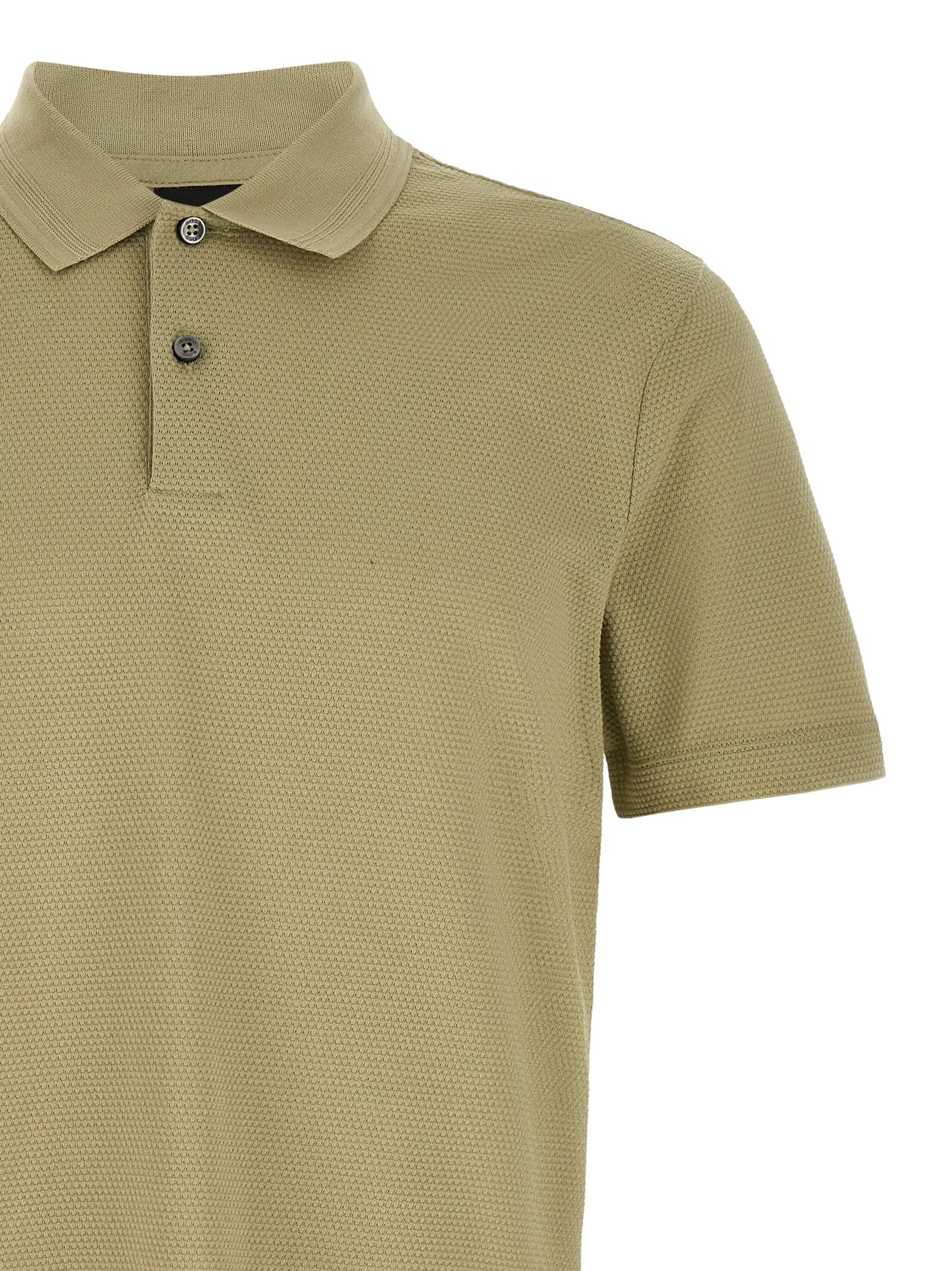 Hugo Boss Beige Cotton Polo Men's Shirt