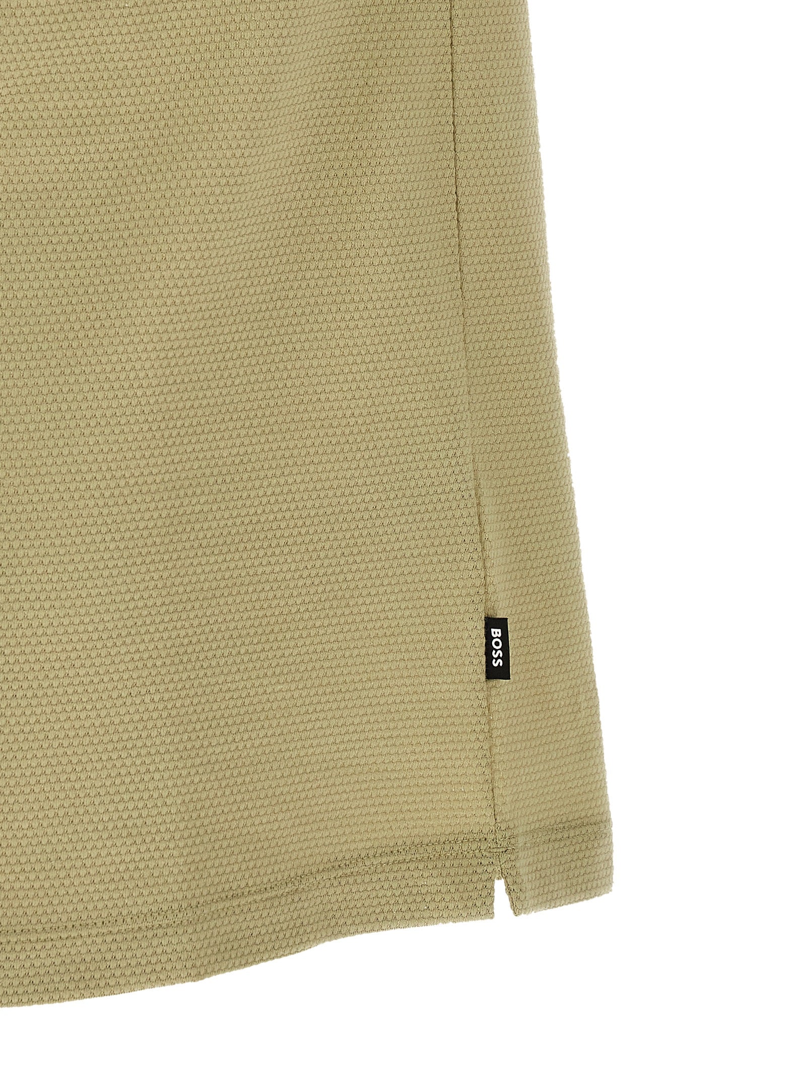 Hugo Boss Beige Cotton Polo Men's Shirt