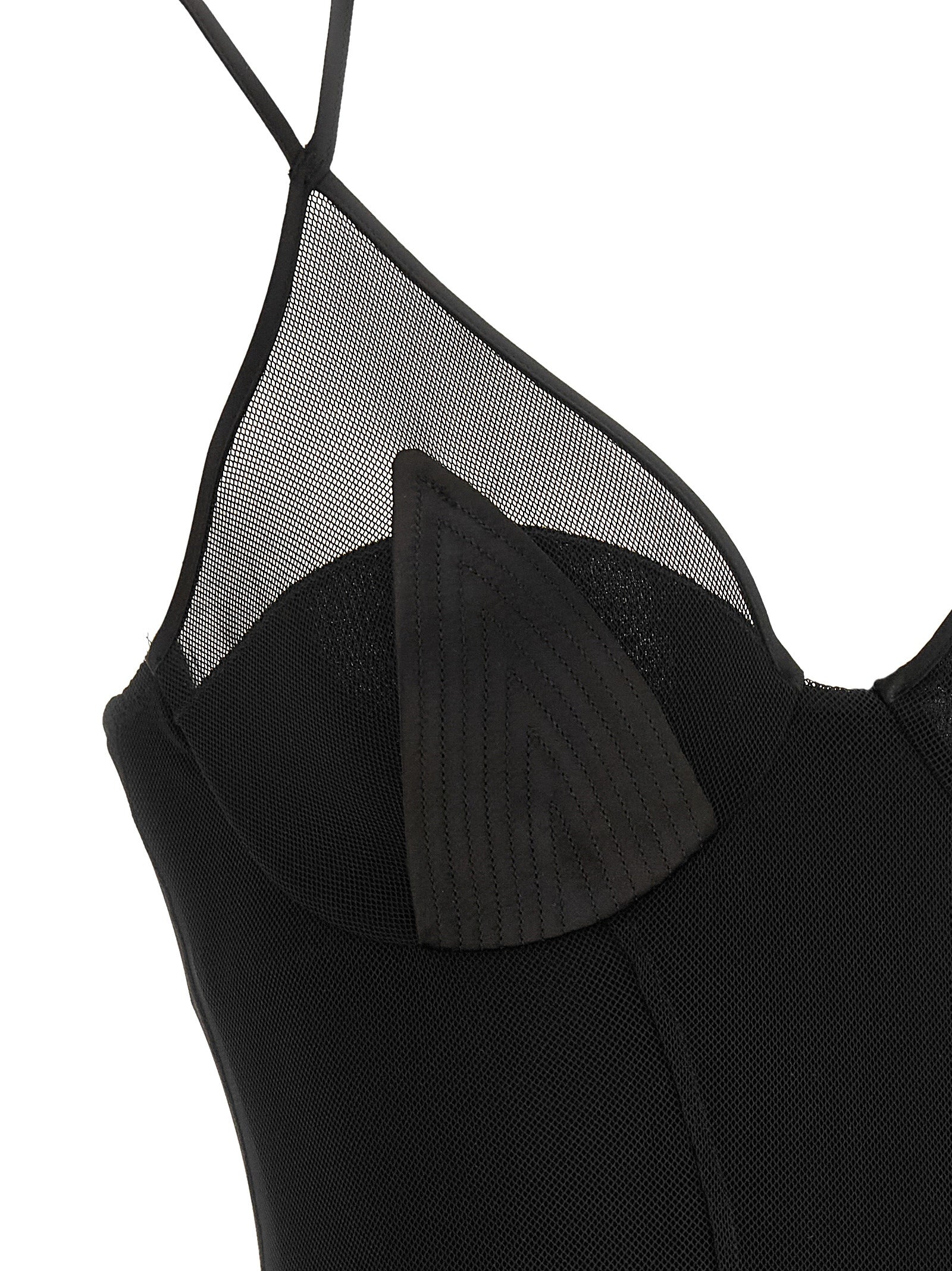 Elisabetta Franchi Black Polyamide Long Women's Dress