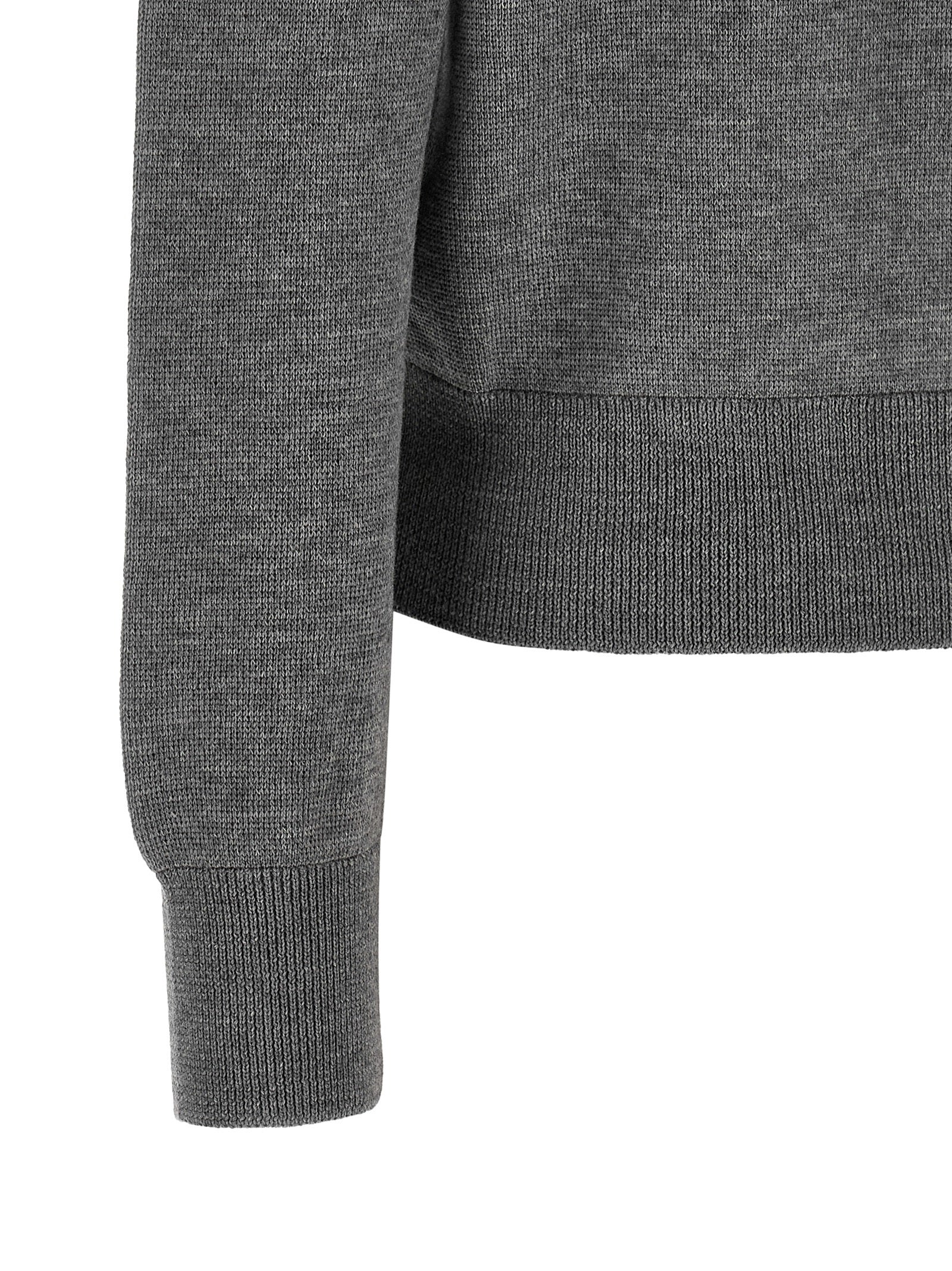 Ami Paris Gray Wool Women's Cardigan