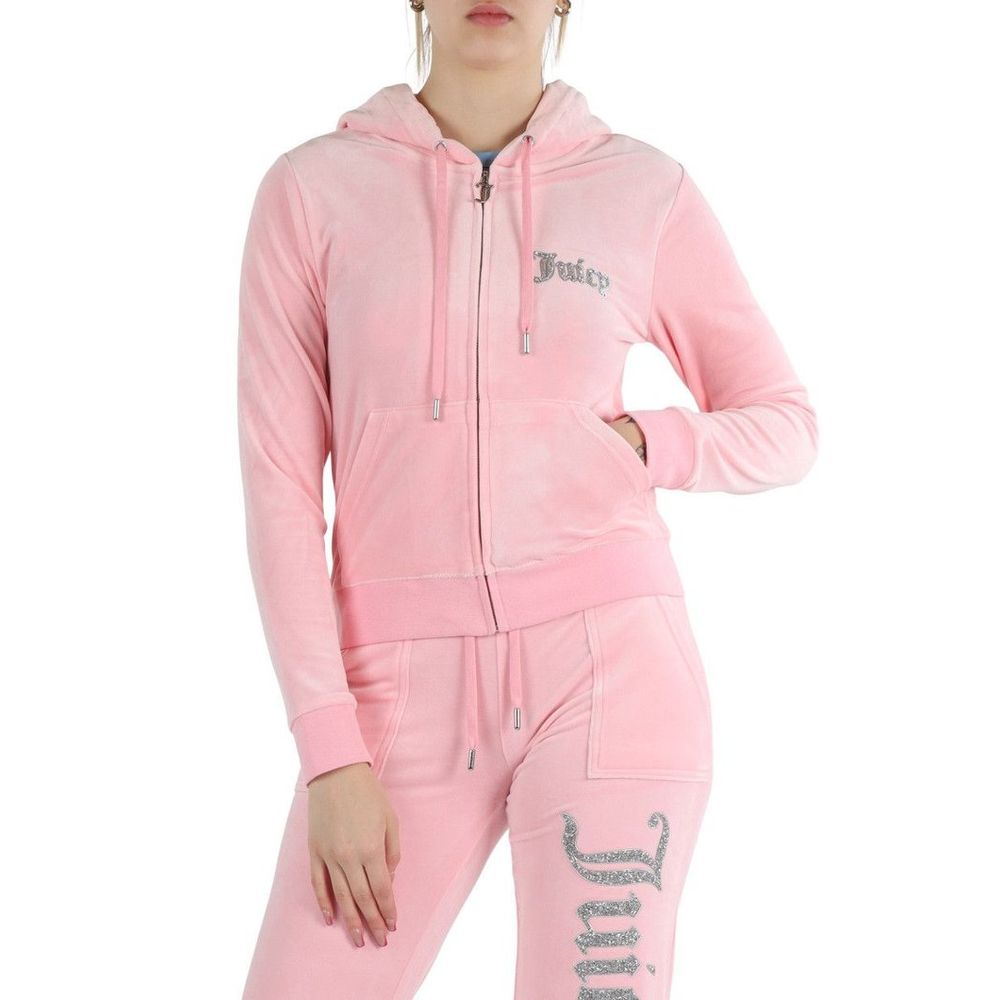 Juicy Couture Pink Polyester Women's Sweatshirt