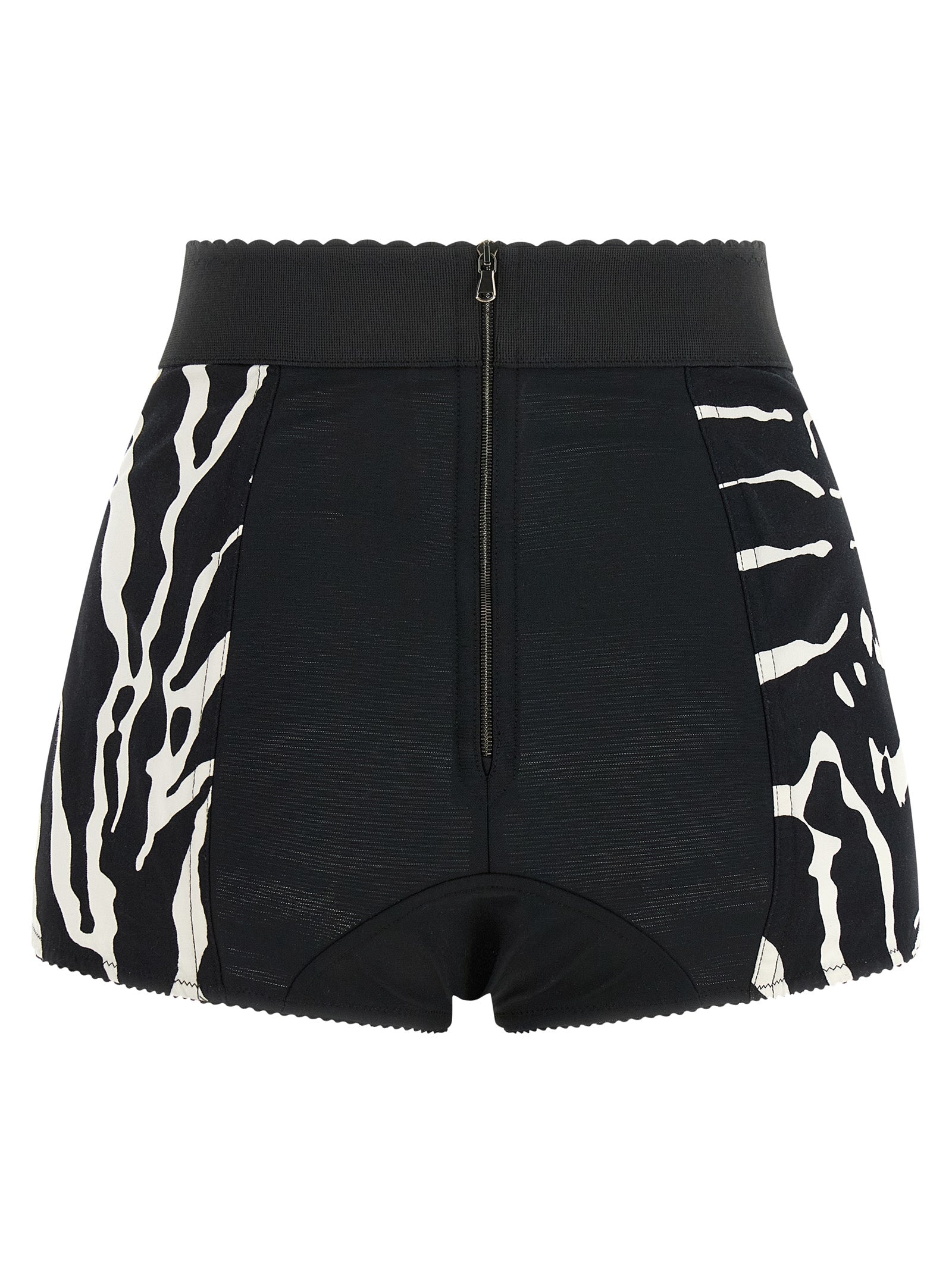 Dolce & Gabbana Bicolor Cotton Bermuda Women's Shorts