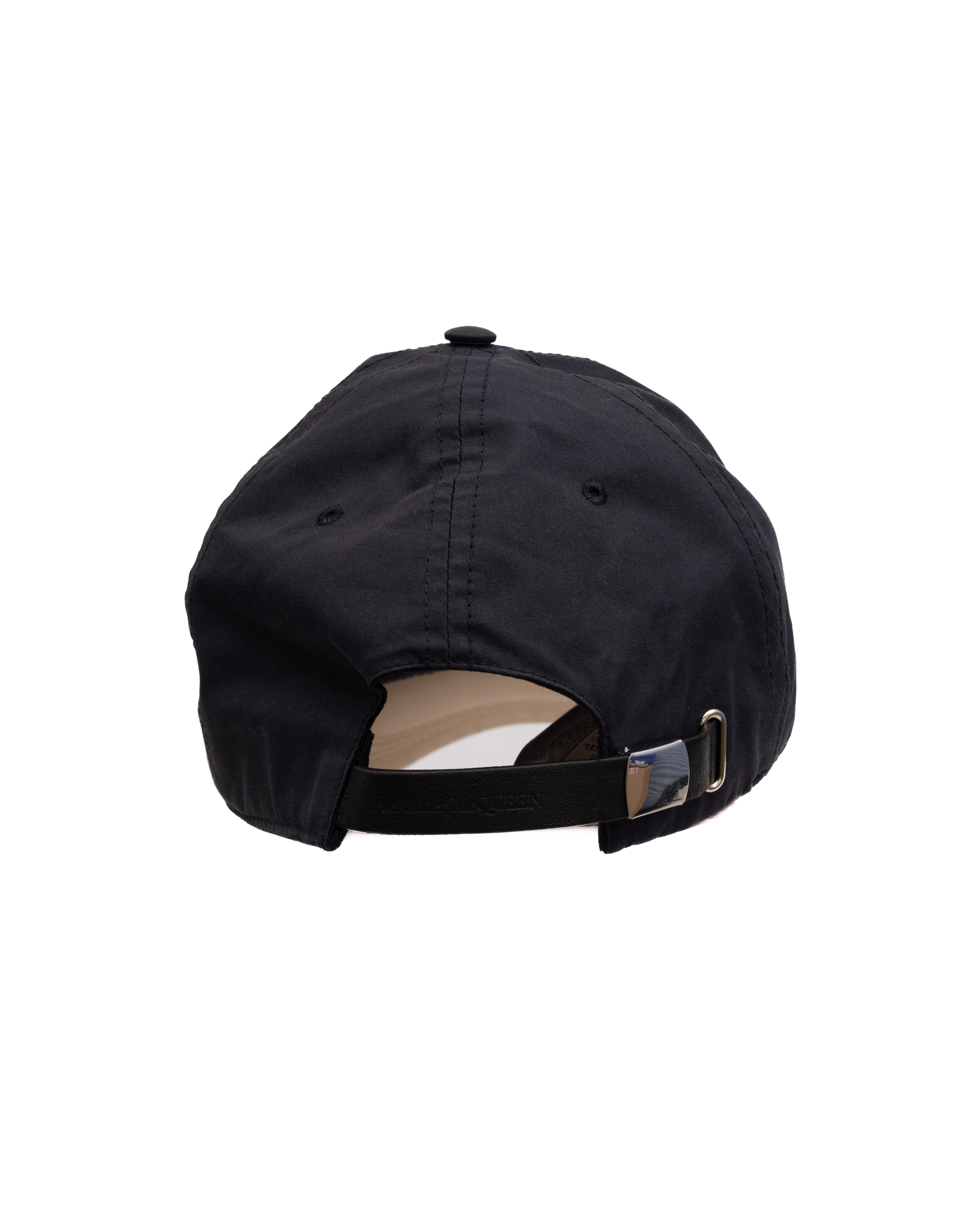 Alexander McQueen Black and Red Women Women's Cap