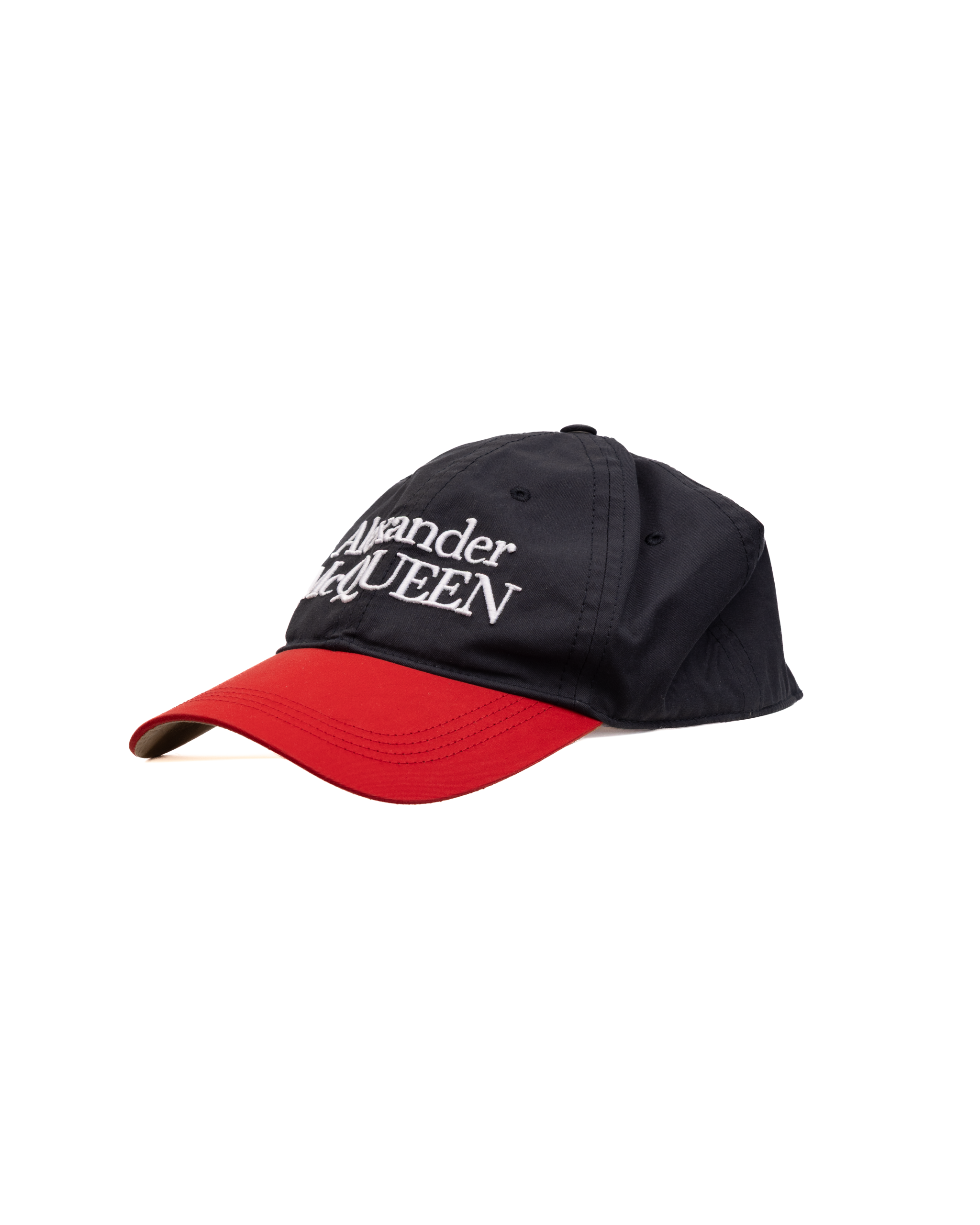 Alexander McQueen Black and Red Women Women's Cap