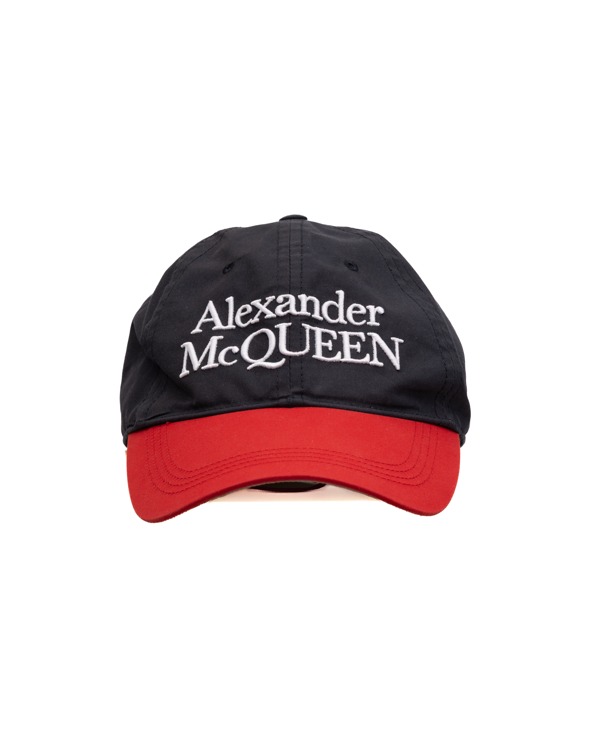 Alexander McQueen Black and Red Women Women's Cap