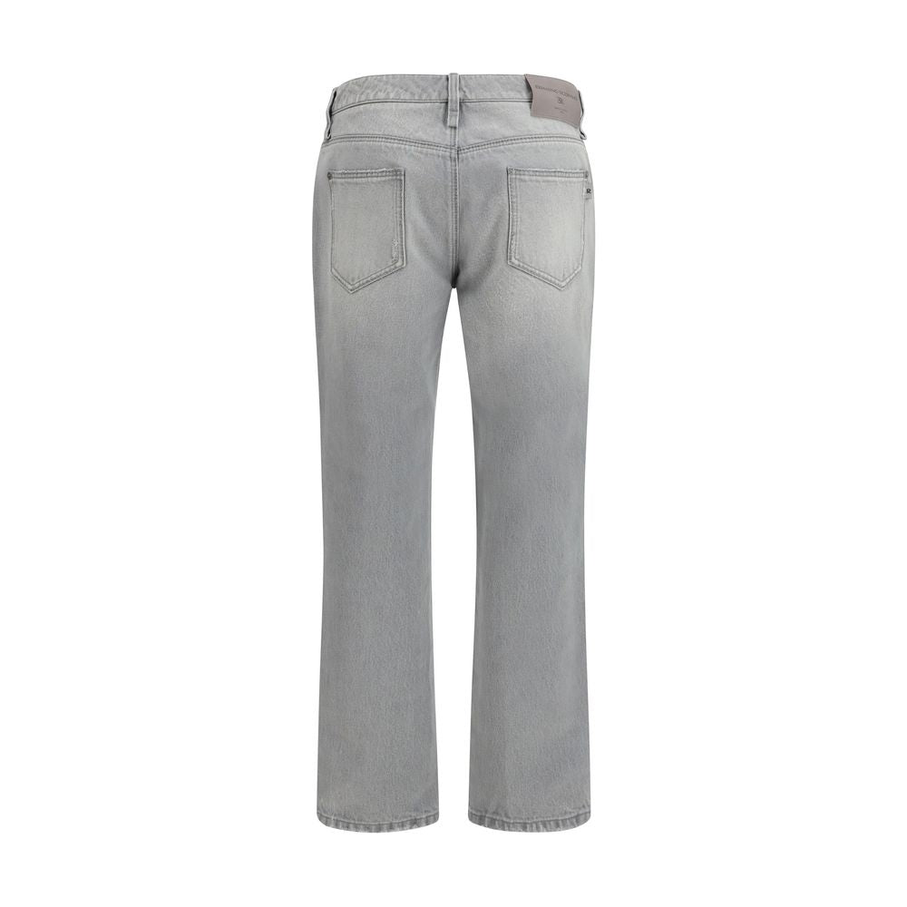 Ermanno Scervino Gray Cotton Boyfriend Women's Jeans