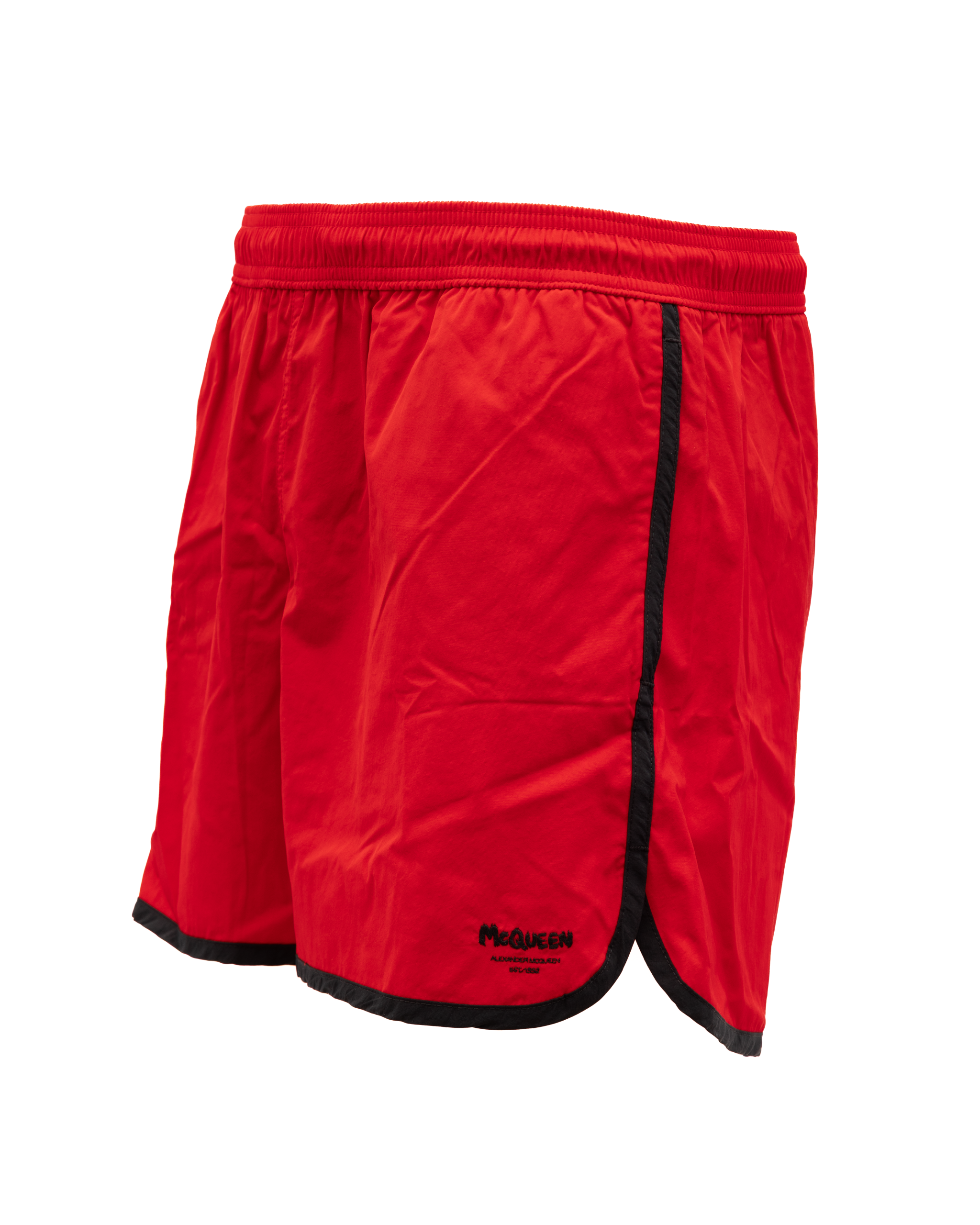 Alexander McQueen Red Polyamide Swim Men's Shorts