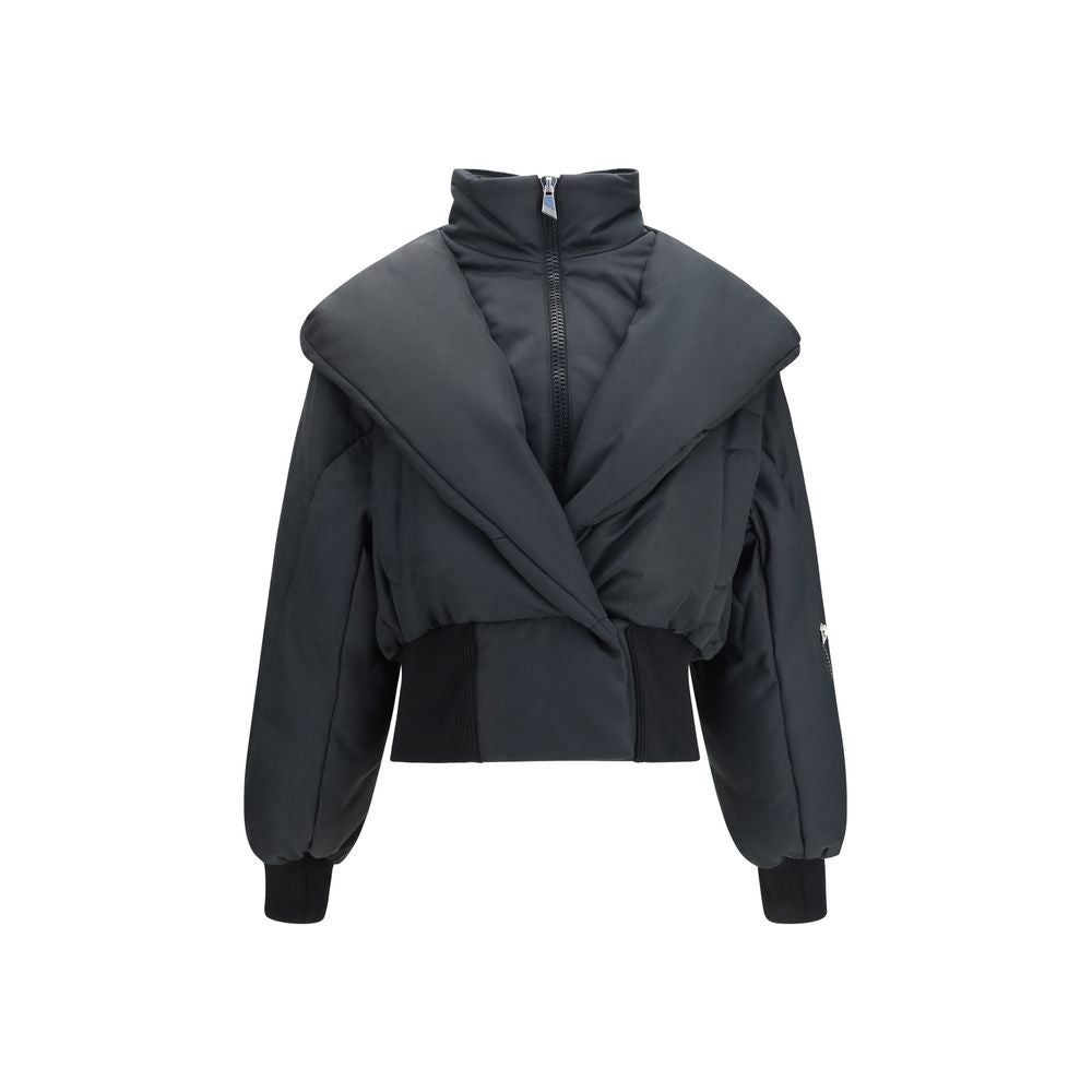 The Attico Black Cotton Shell Women's Jacket
