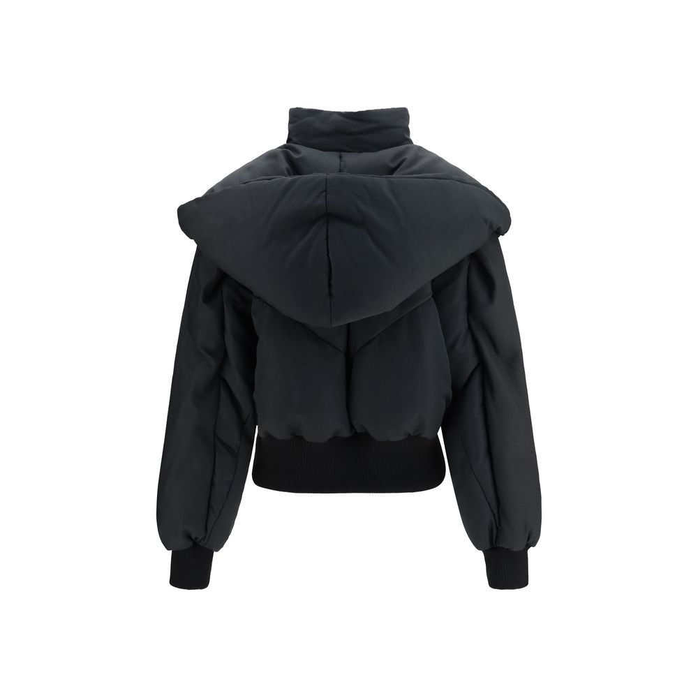 The Attico Black Cotton Shell Women's Jacket
