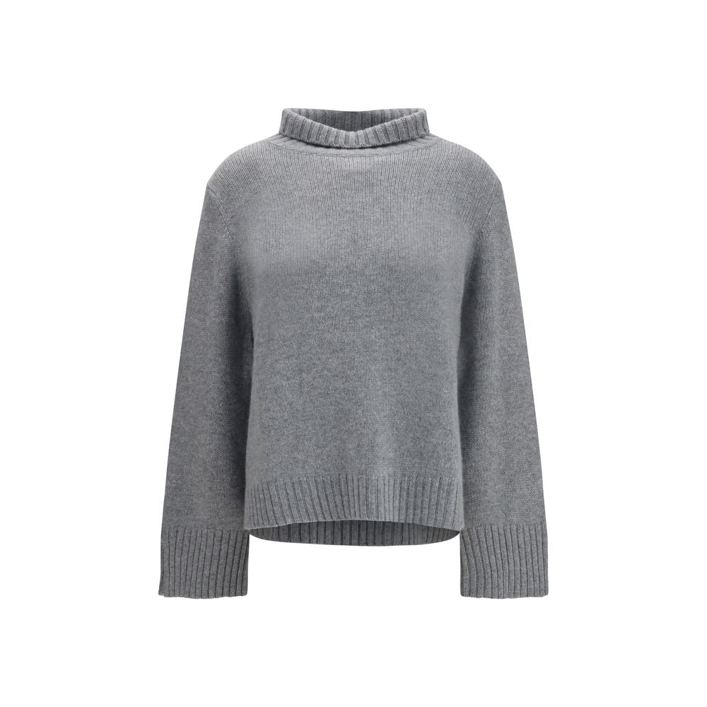 Allude Gray Cashmere Women's Turtleneck