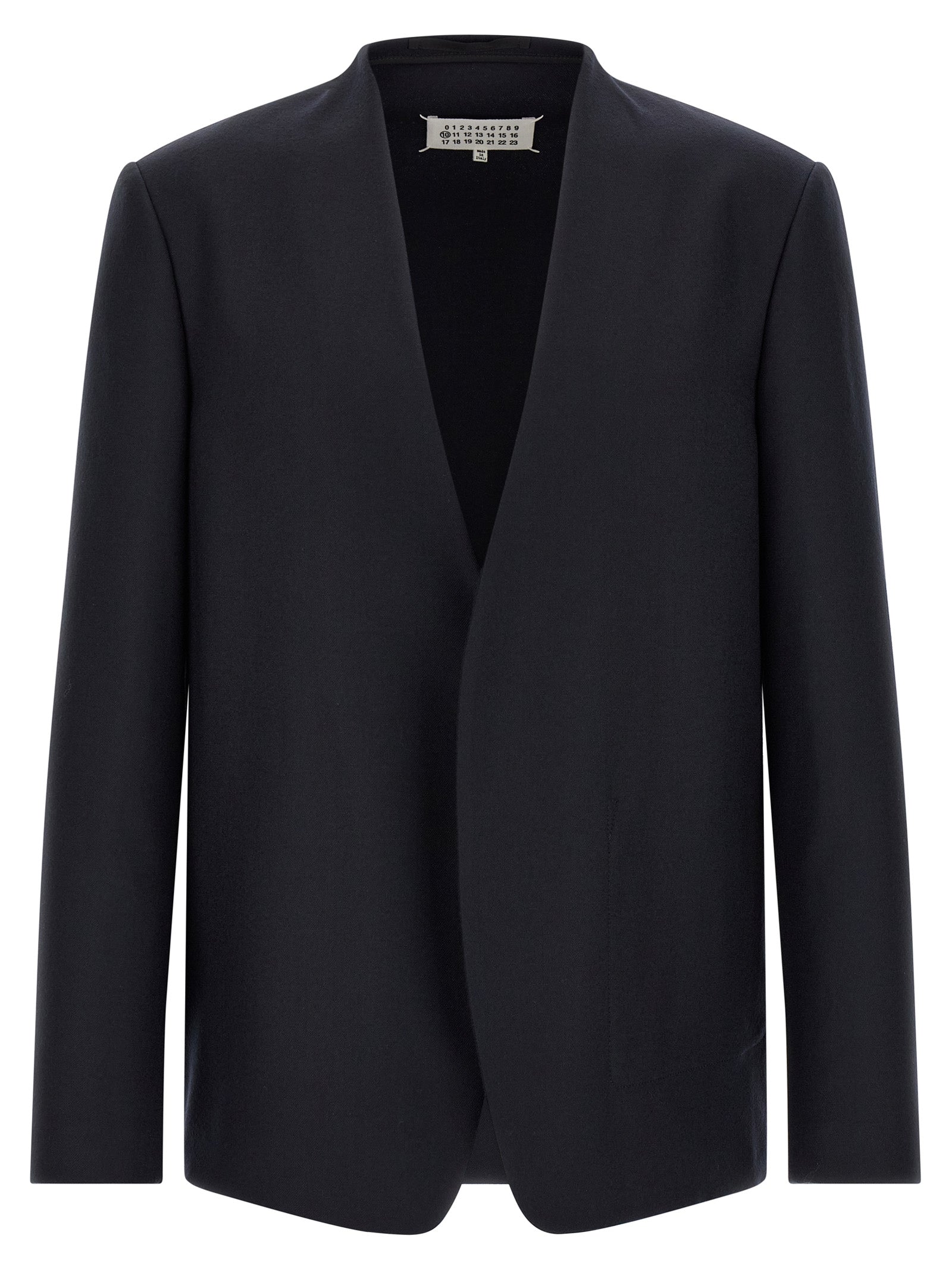 Maison Margiela Blue Virgin Wool Men's Blazer
