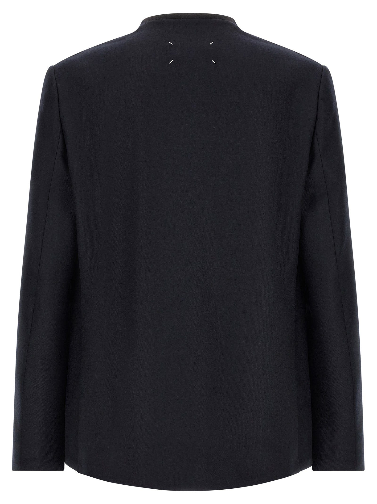 Maison Margiela Blue Virgin Wool Men's Blazer